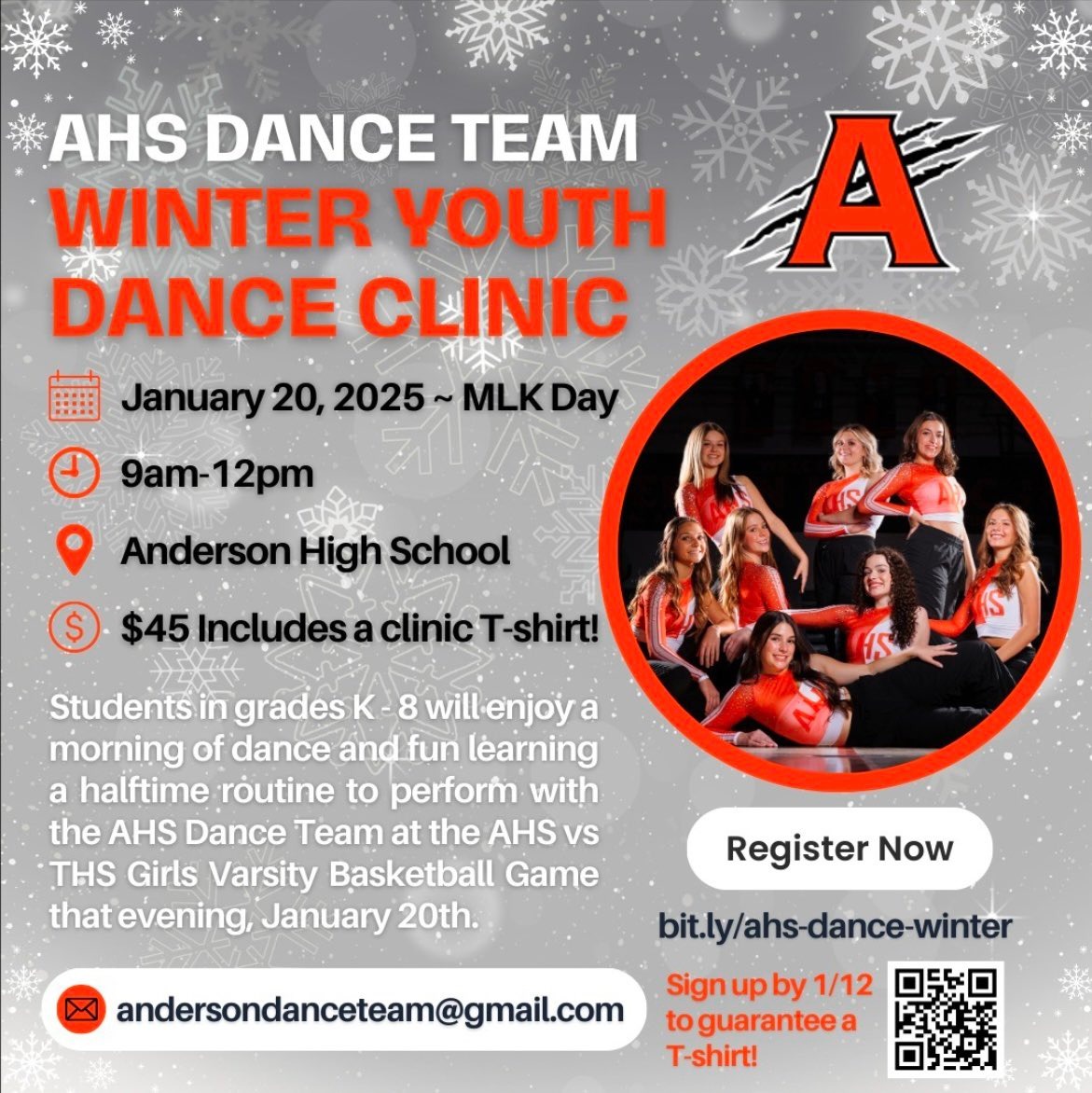2024-25 Winter Youth Dance Clinic