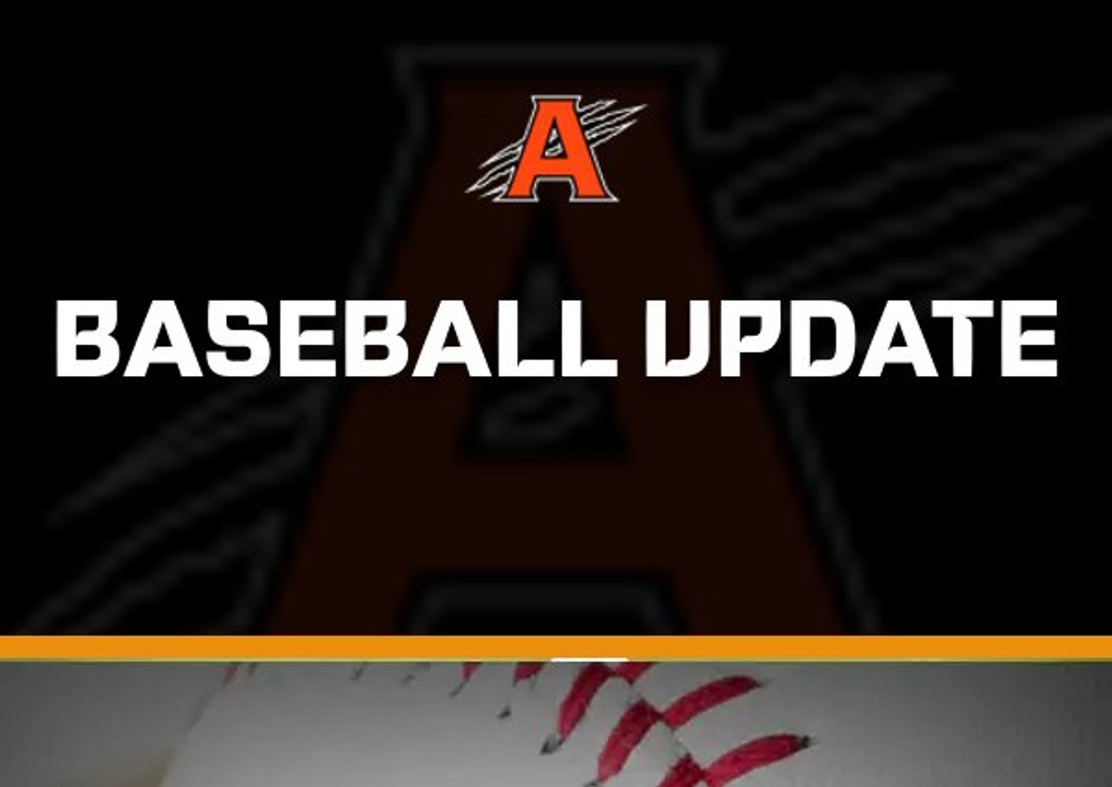 Anderson Baseball Update