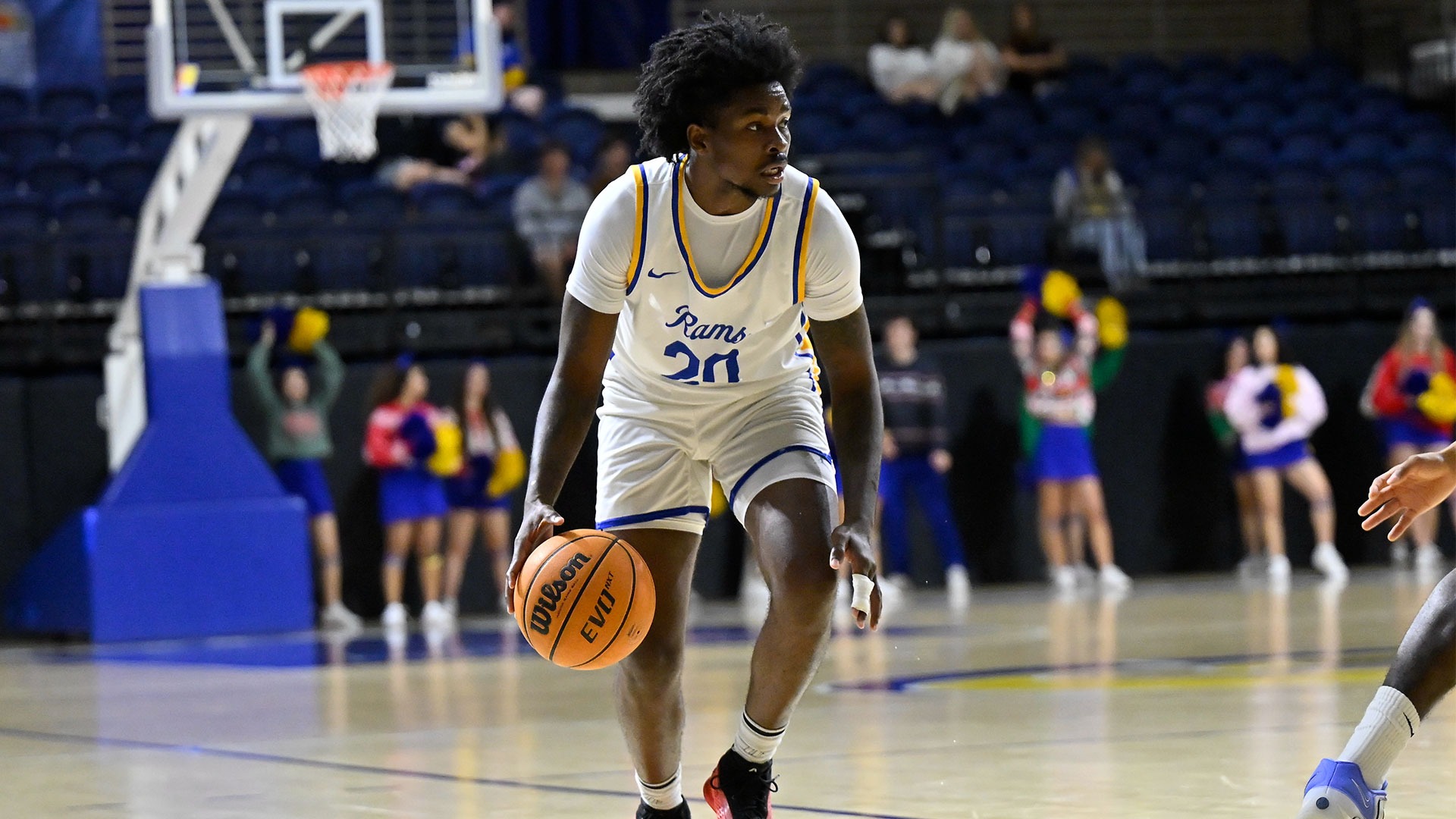 Jordan Crawford dribbles vs. TAMIU