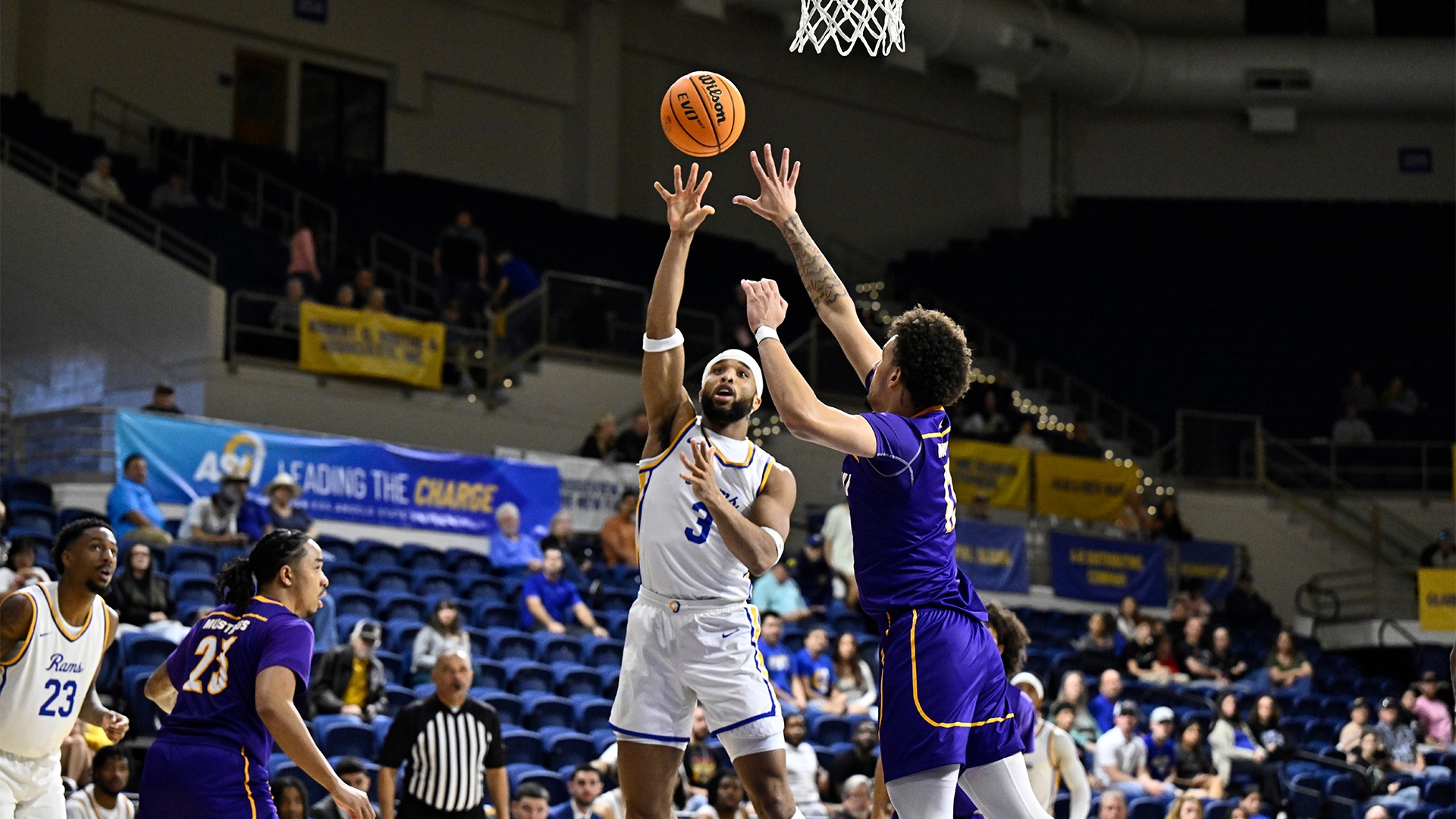 Sterling Gaston-Chapman shoots a layup vs. WNMU