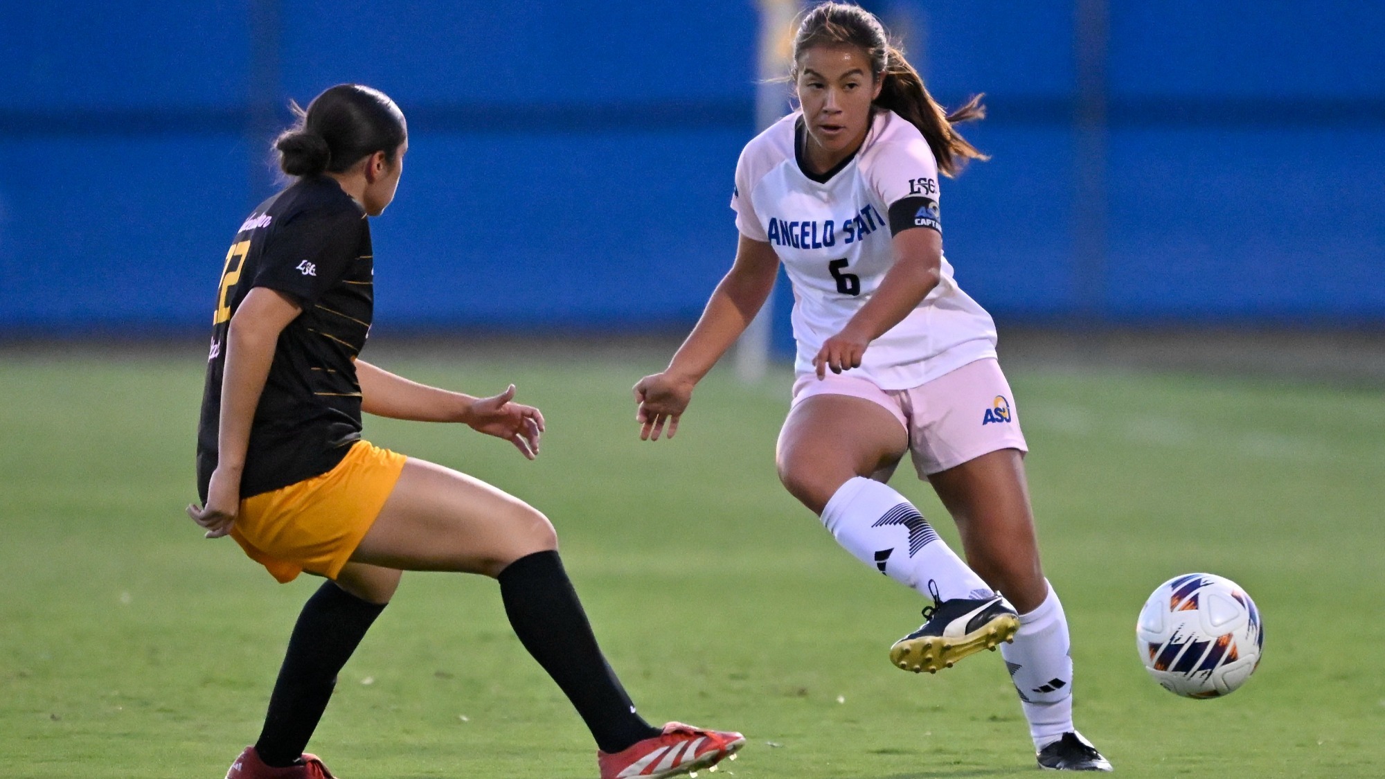 Eleanor lock playing soccer