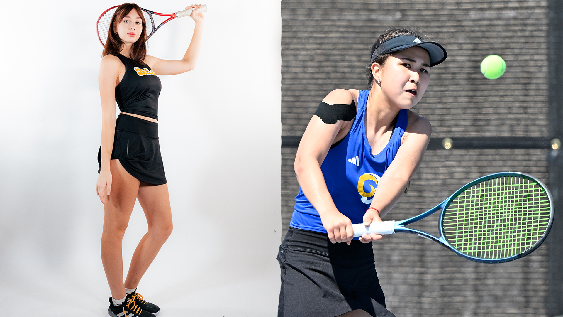 Danaiya Amangazhiyeva and Vasilissa Kupriianova 