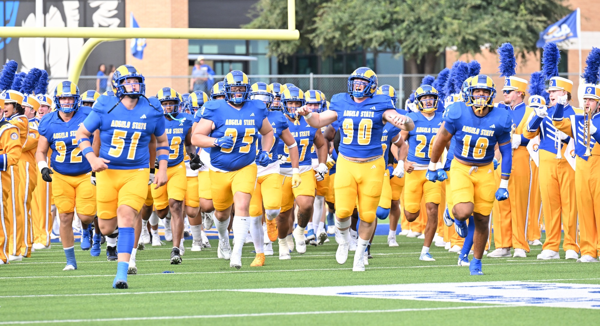 Football Team Runout