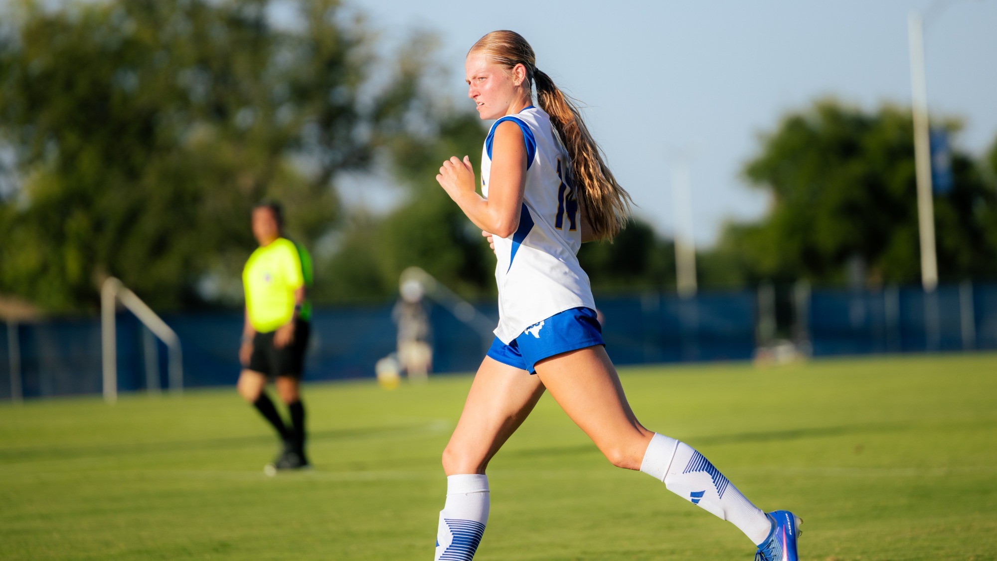 Sienna Schutte Playing Soccer