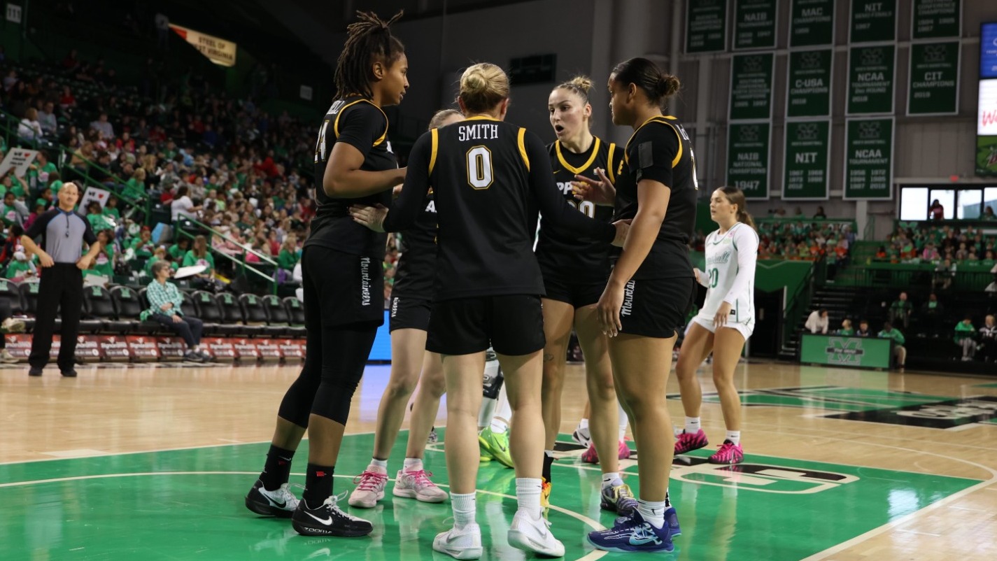 Team Huddle at Marshall