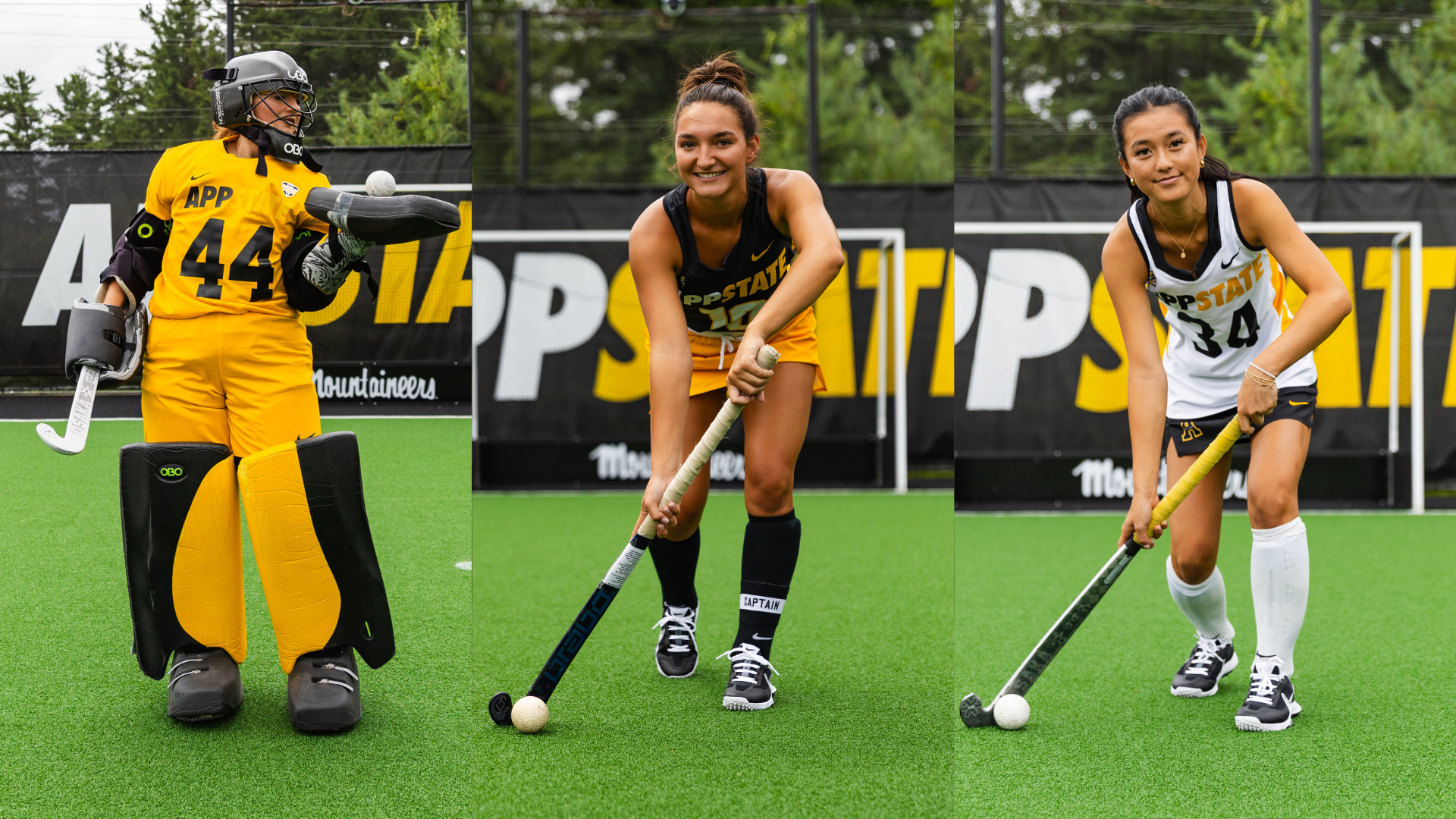 Claire Grenis, Sarah Perkins and Calista Schwartz