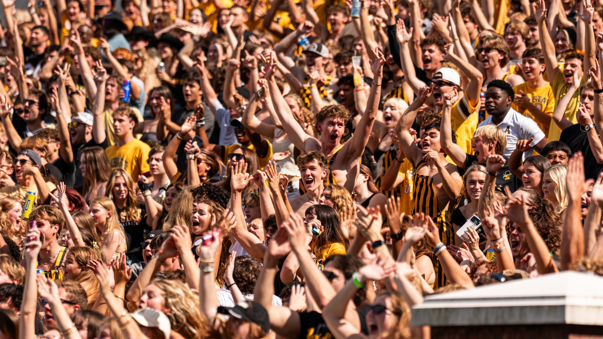 Kidd Brewer Stadium fans students