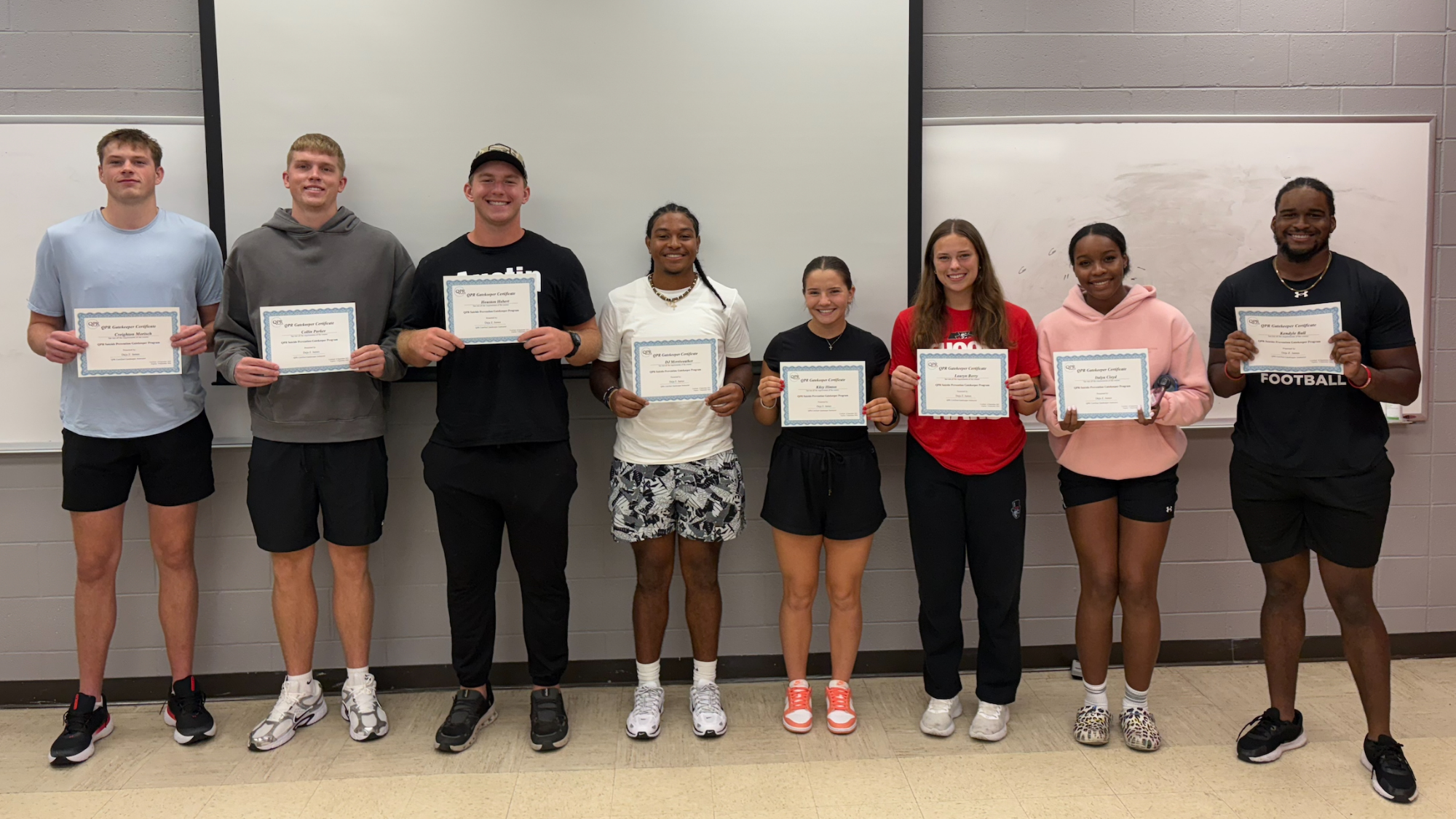 Austin Peay SAAC members