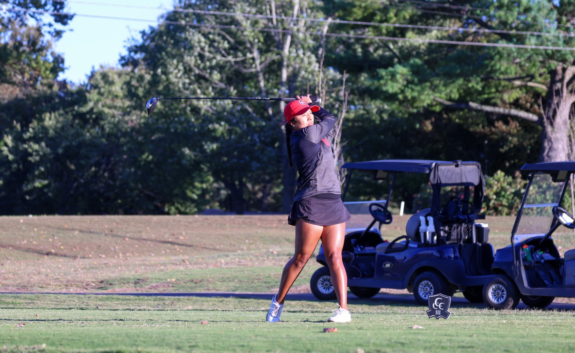 Austin Peay women's golf fell 6.5-5.5 to Murray State in the Battle of the Border, Oct. 19, at the Clarksville Country Club.