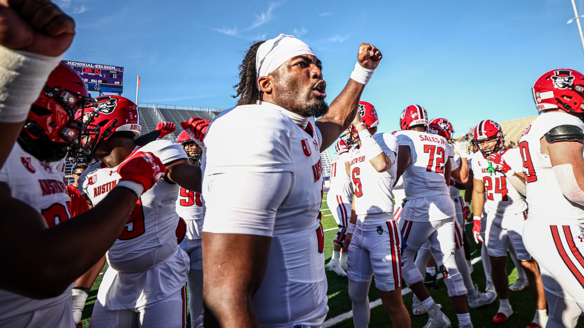 Austin Peay’s football team dropped a 45-44 overtime contest to No. 5 Tarleton State in United Athletic Conference action in the 2025 regular-season finale at Memorial Stadium in Stephenville, Texas.