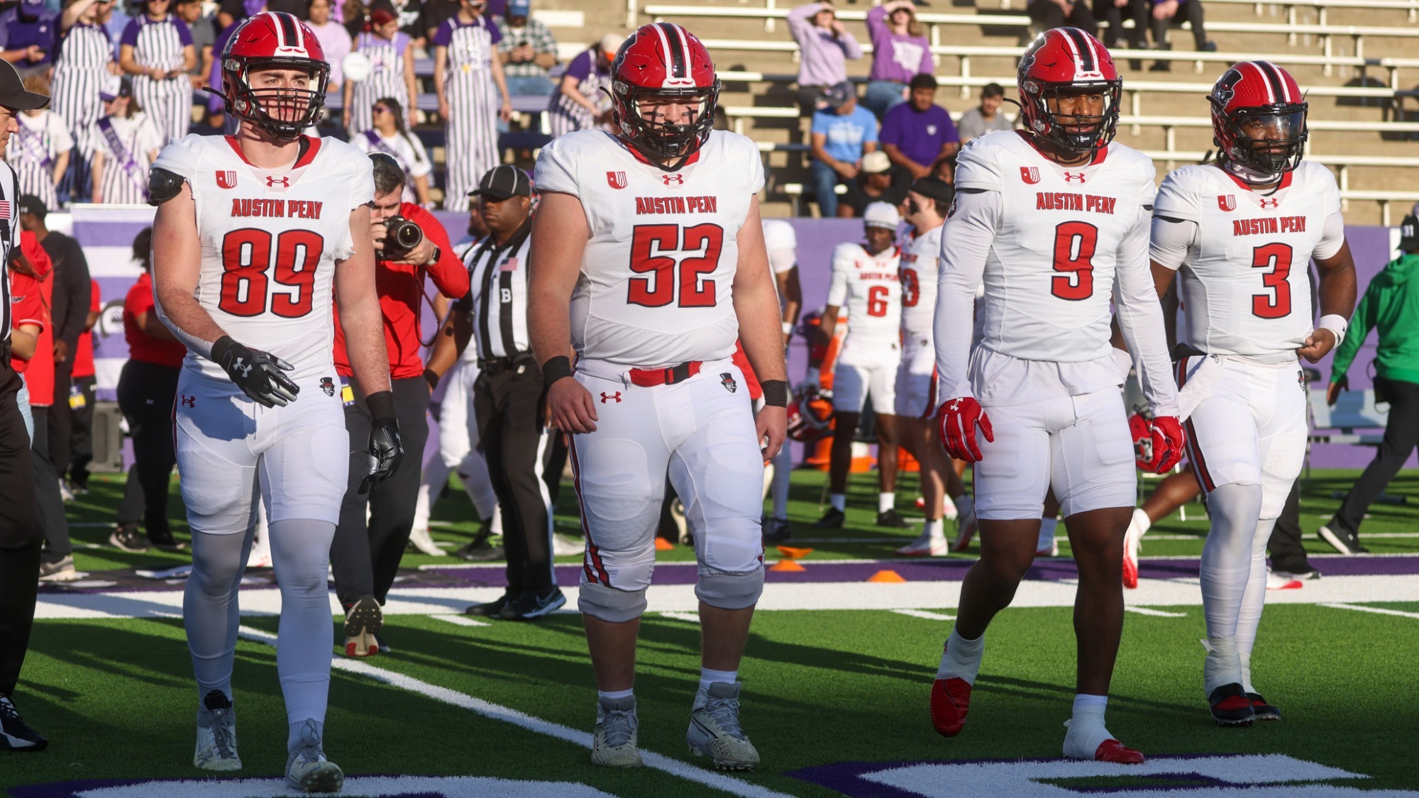 Captains meeting at Tarleton State