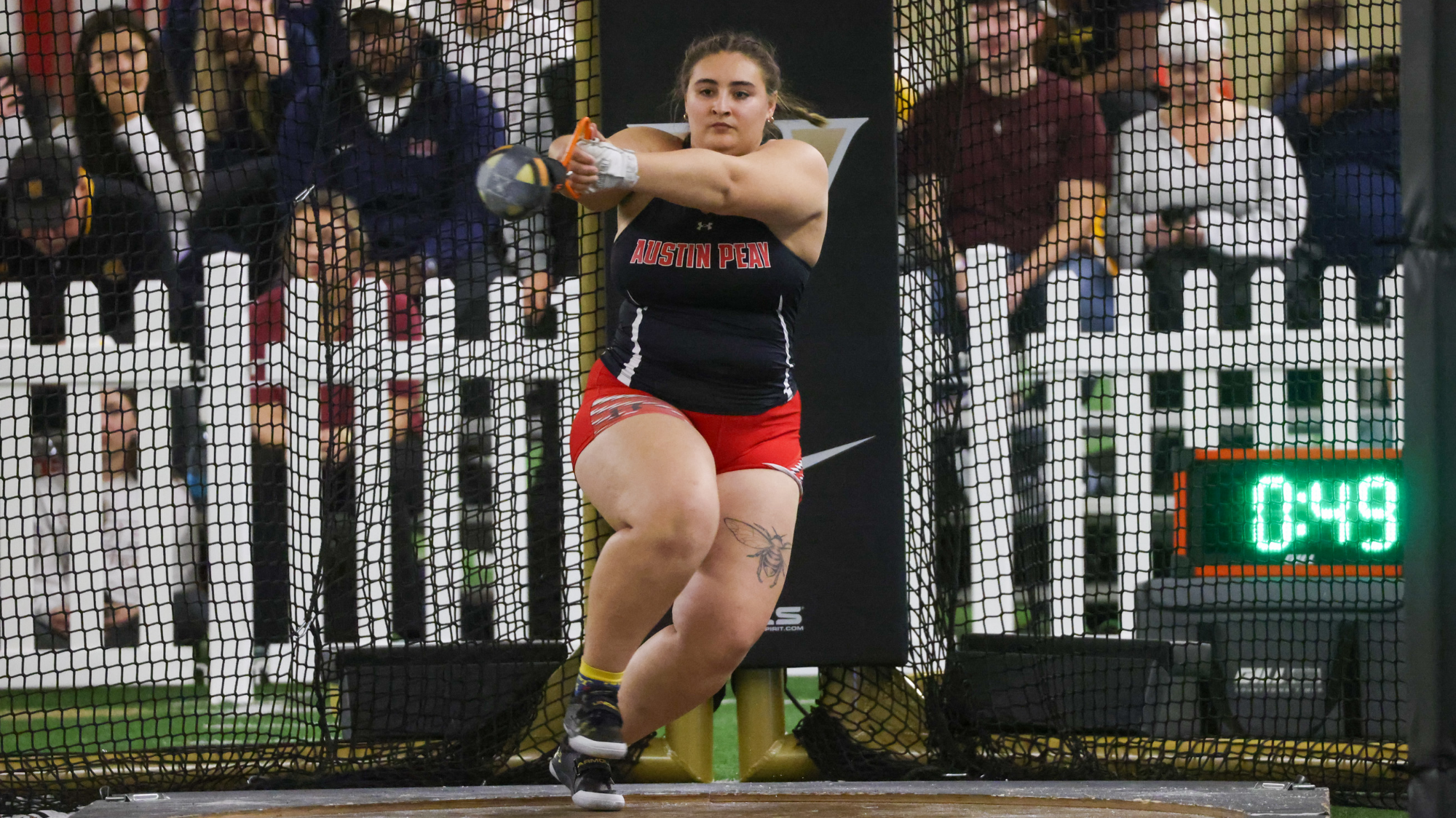 Emma Tucker at Vanderbilt 2024-25 Indoor Season