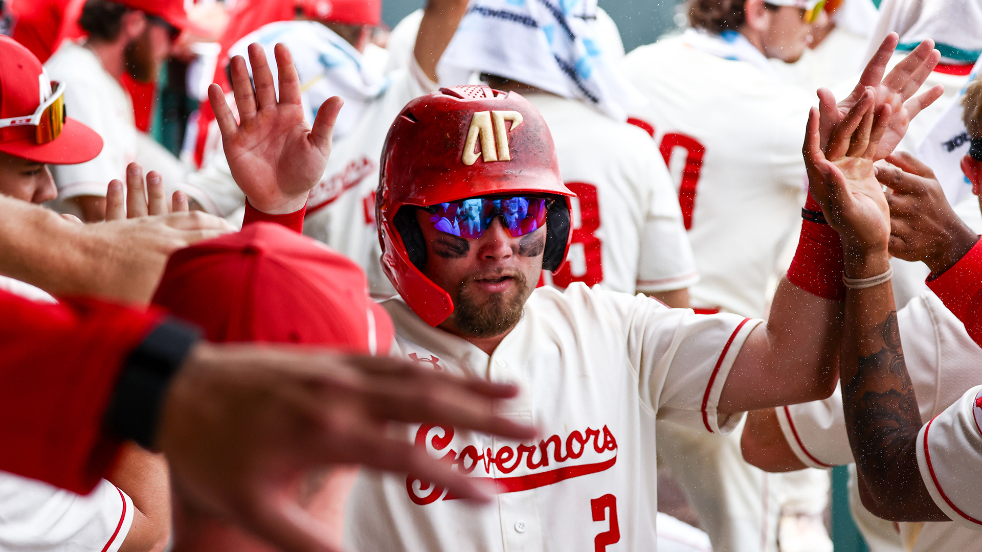 Austin Peay’s baseball team beat Jacksonville, 9-1, in the second round of the 2025 Atlantic Sun Conference Baseball Championship, Thursday, Melching Field at Conrad Park in DeLand, Florida.