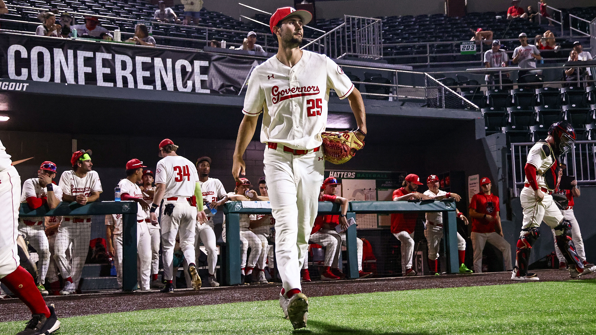 The Austin Peay baseball team’s season came to an end after falling to Florida Gulf Coast, 6-3, in an elimination game during the 2025 Atlantic Sun Conference Baseball Championship, Saturday, at Melching Field at Conrad Park in DeLand, Florida.