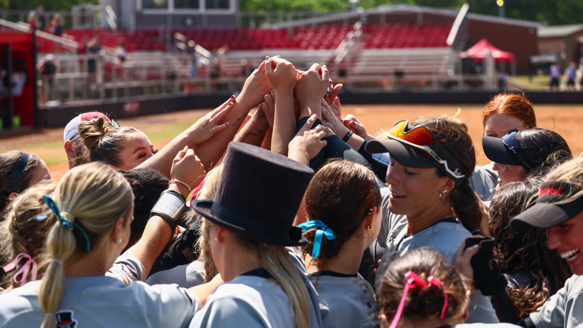 Softball Team celebration