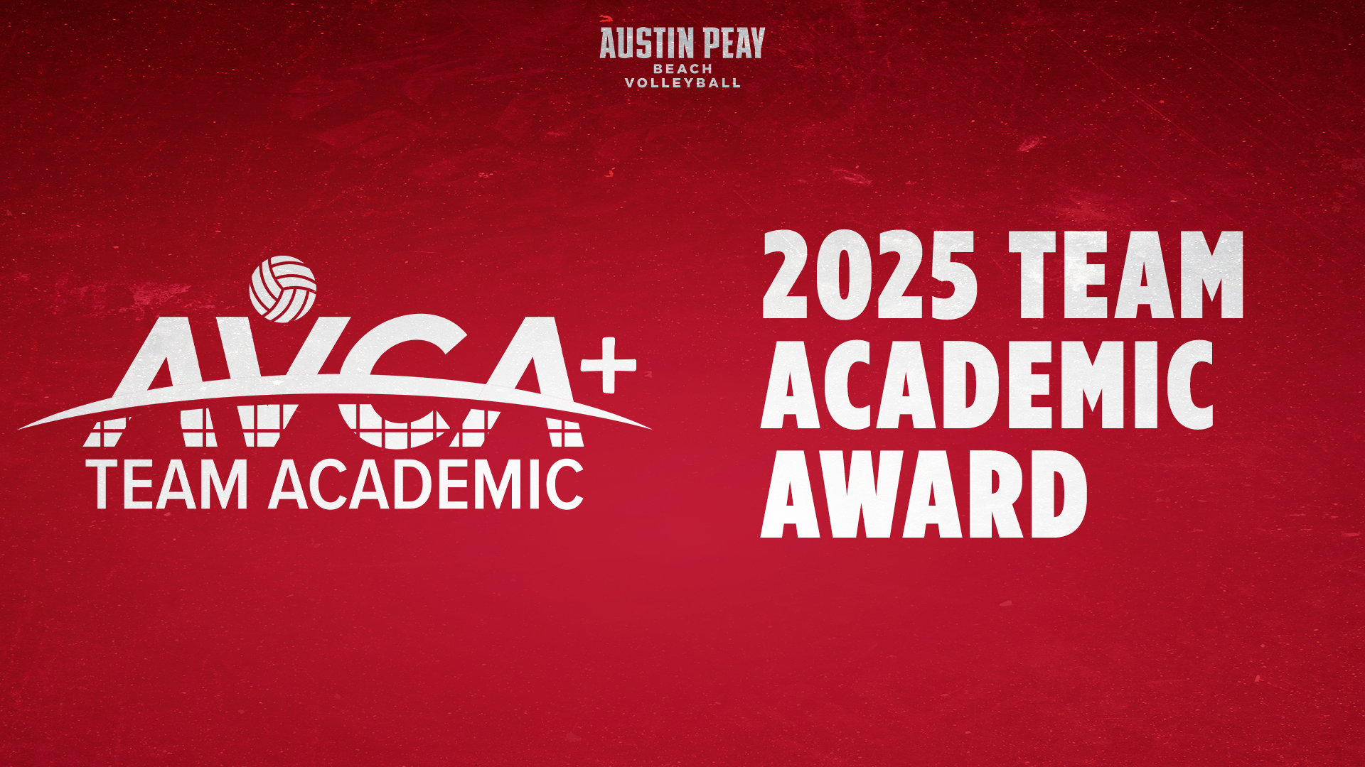 AVCA Academic Award - Beach Volleyball