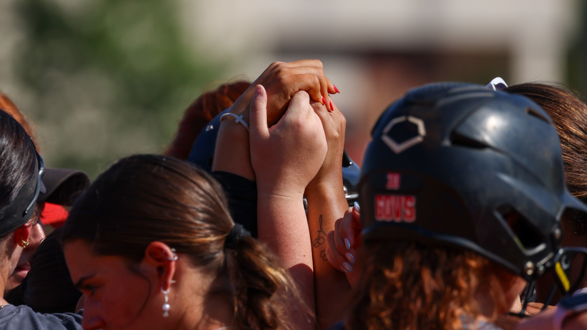 Softball Team Huddle
