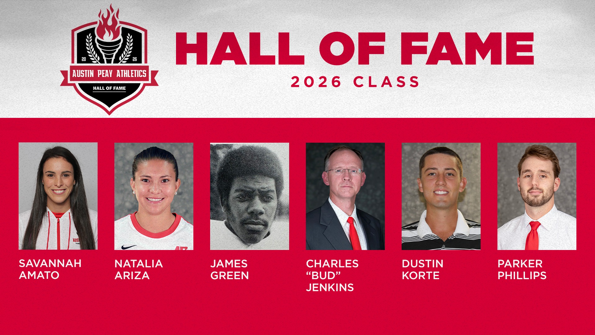 2026 APSU Hall of Fame Class
