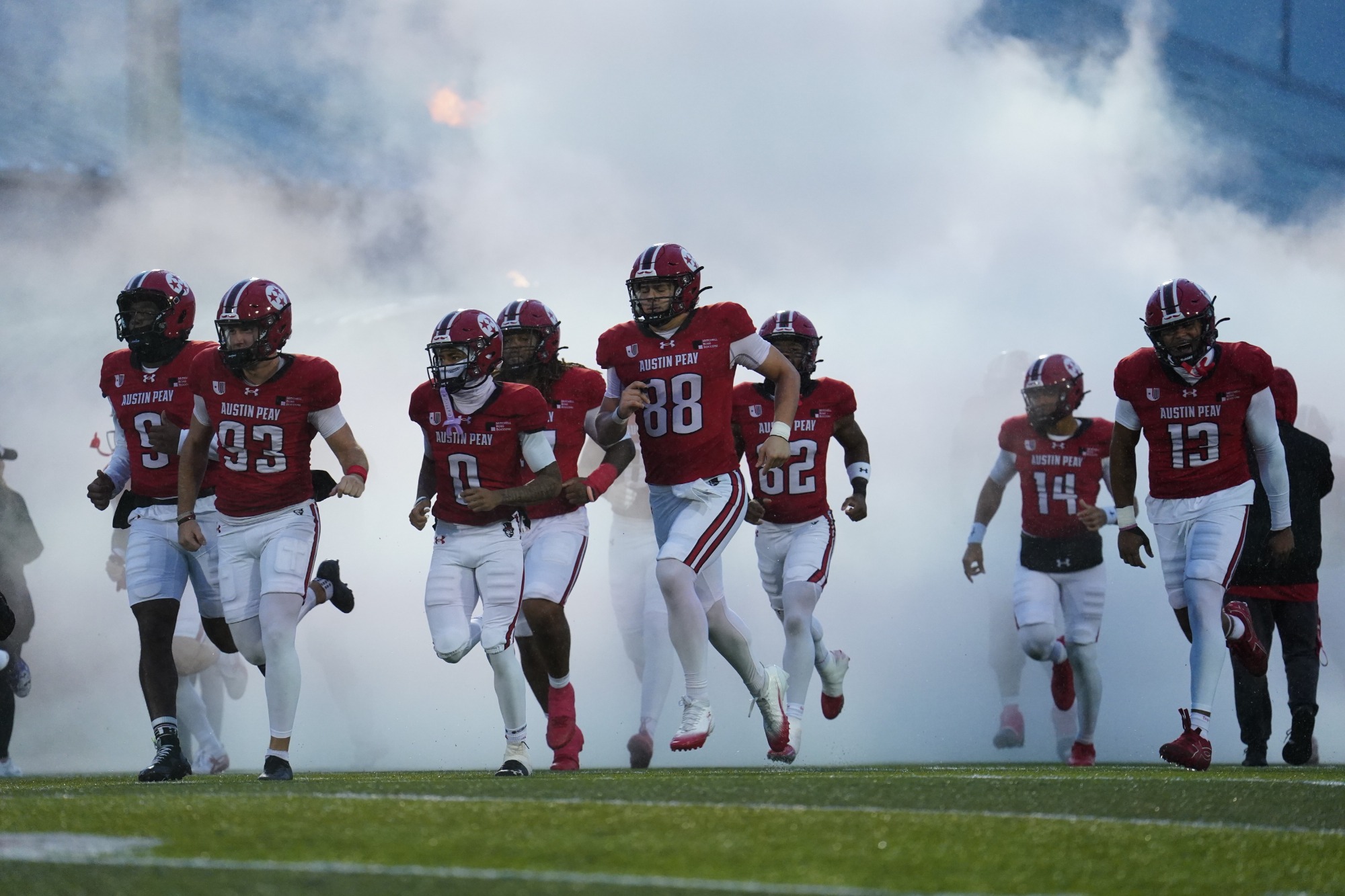 Austin Peay’s football team fell to #2 Tarleton State, 40-32, Oct. 10 at Fortera Stadium.