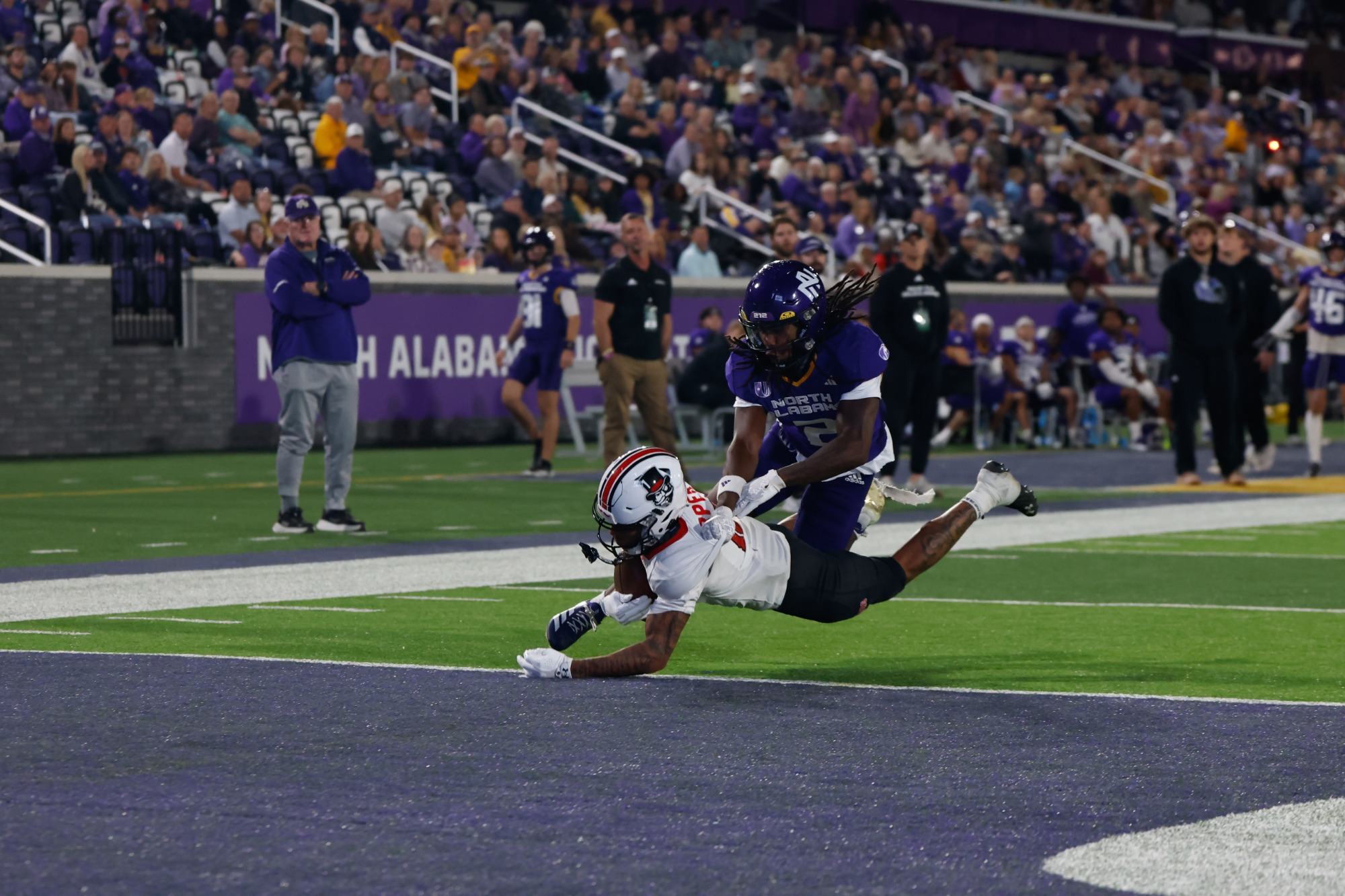 Austin Peay football defeated North Alabama, 27-21, Oct. 24 at Bank Independent Stadium in Florence, Alabama.