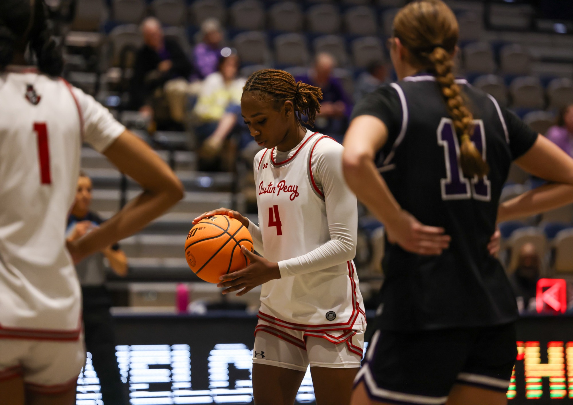 Austin Peay women's basketball took a 63-56 victory in the opening round of the ASUN Tournament, Tuesday, at UNF Arena. 
