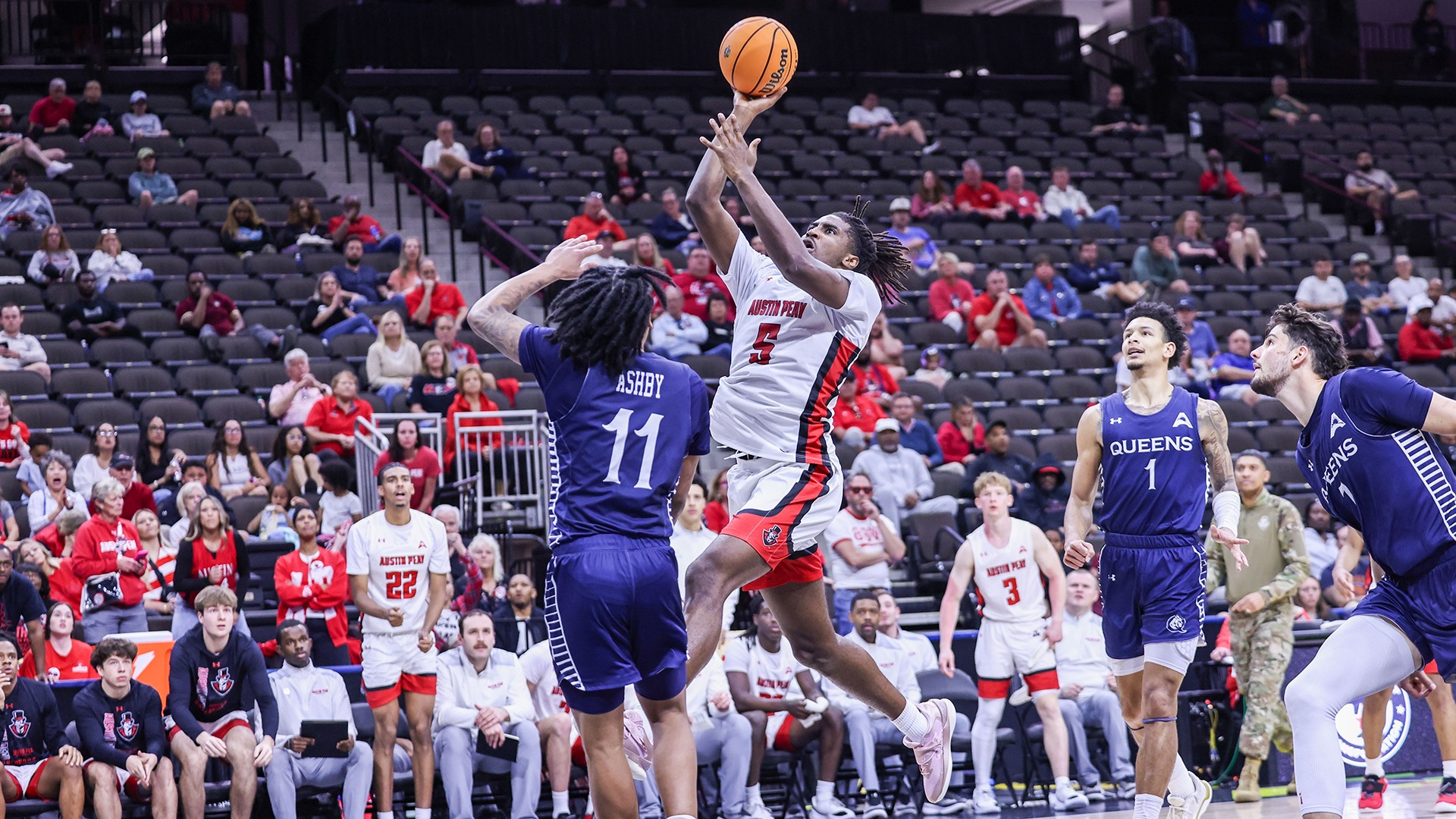 Rashaud Marshall against Queens ASUN Tournament