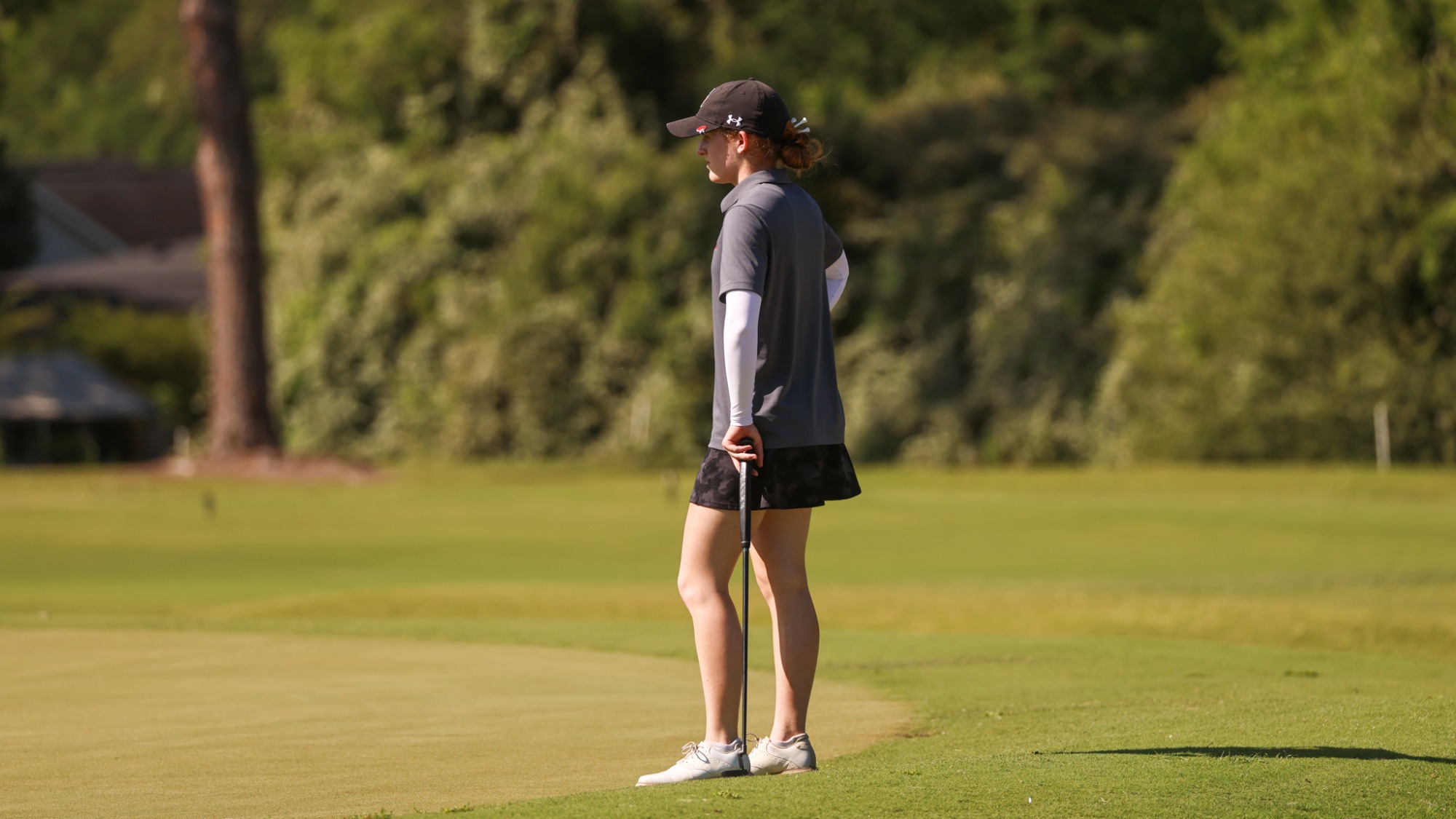 Austin Peay women's golf sits in a tie for seventh place after the first round of the 2026 ASUN Championship, Friday, at the Dothan Country Club. 