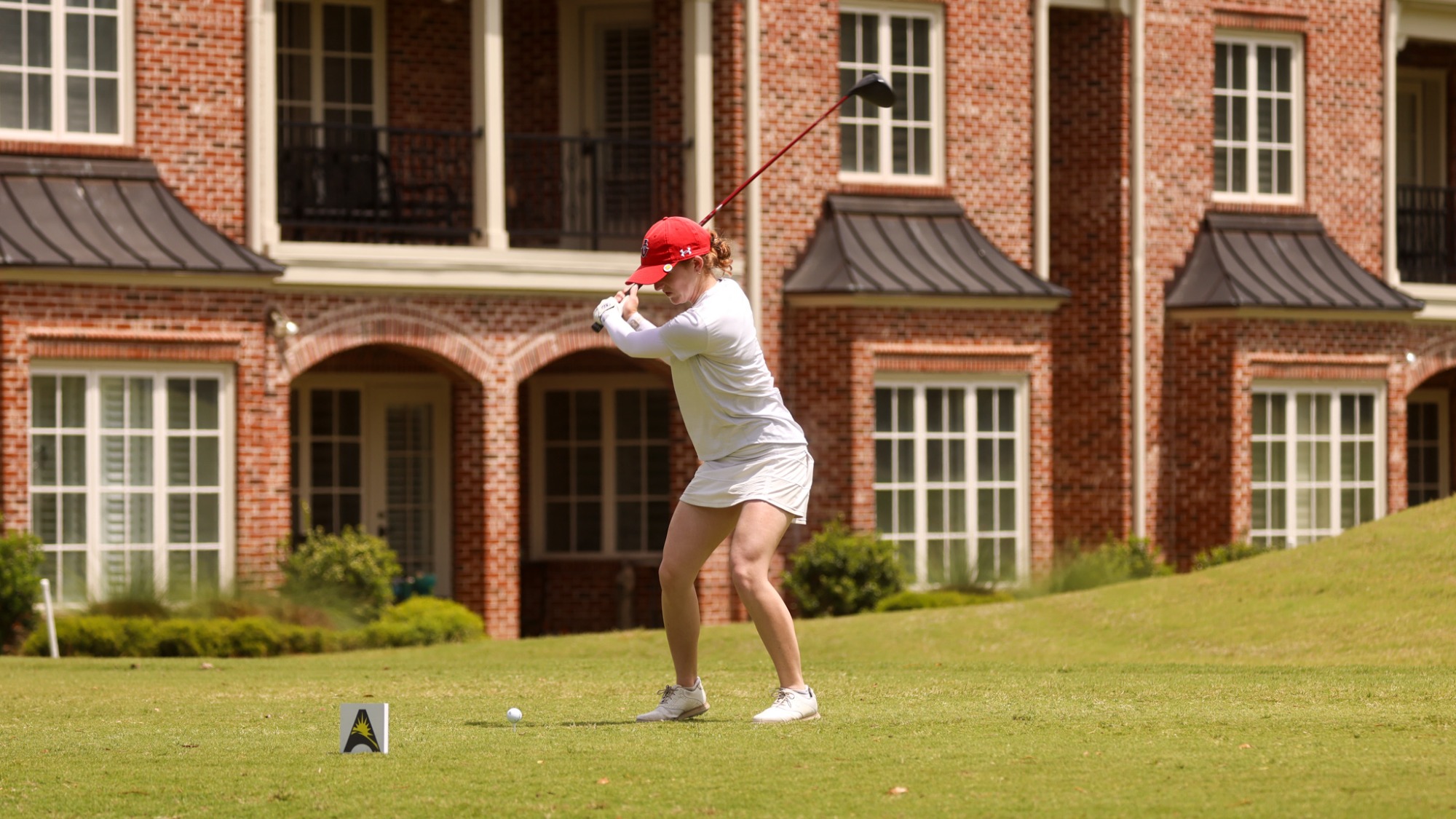 Austin Peay women's golf team shot 290 in the second round of the ASUN Championship to move into a tie for fifth place, Saturday, at the Dothan Country Club. 