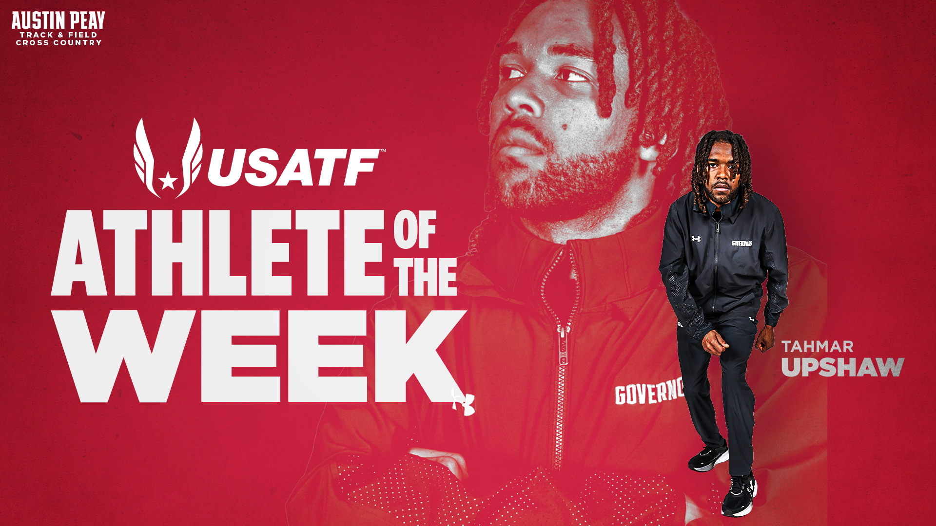 Tahmar Upshaw USATF Athlete of the Week