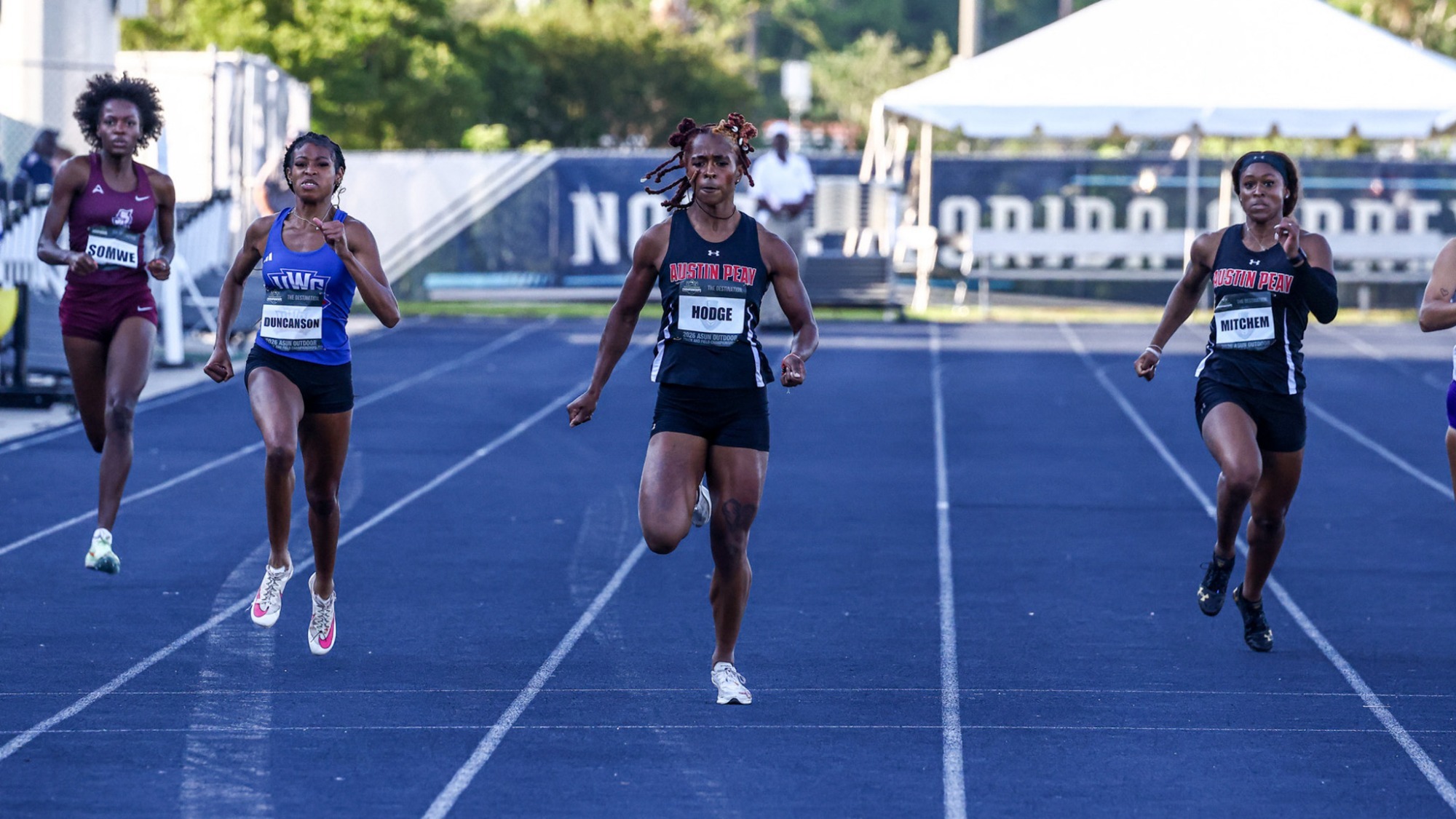 Mallory Hodge at ASUN Outdoor Championships 