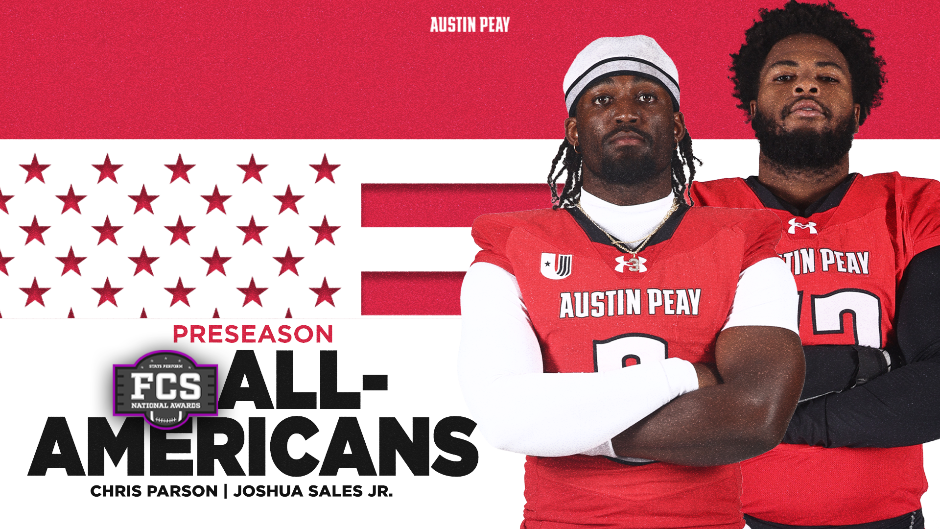 Parson, Sales Jr. Stats Perform Preseason All-American