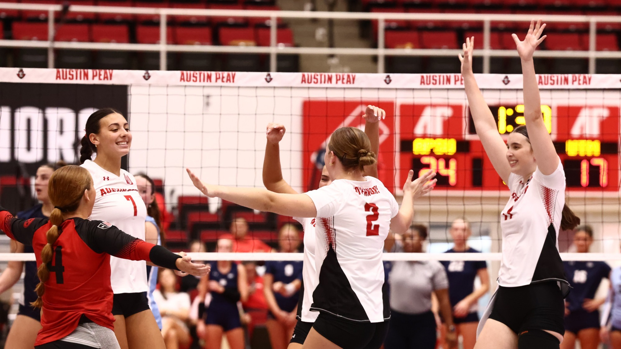 volleyball celebration