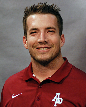 2017 Azusa Pacific football assistant coach Jake Thomas