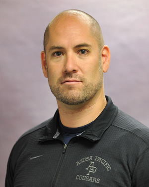 Azusa Pacific football assistant coach Will Rodriguez