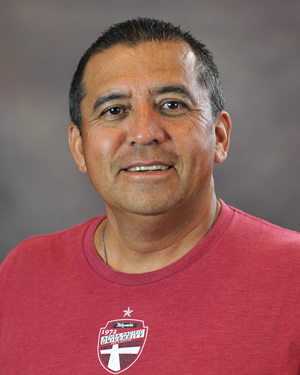 Azusa Pacific men's soccer assistant coach Juan Mares