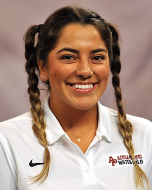 Azusa Pacific women's water polo player Sarah Adams
