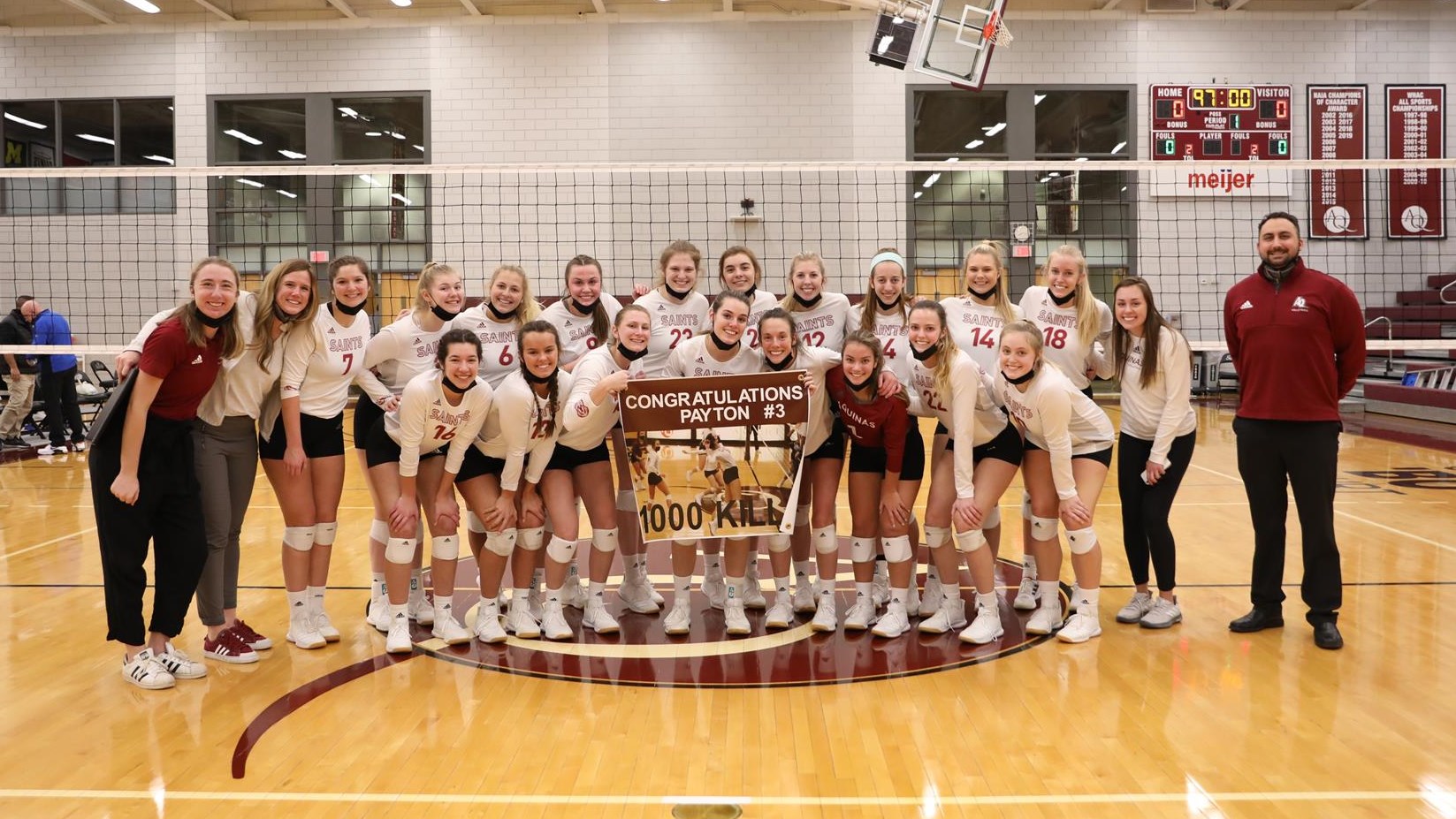 Klein Records 1,000th Kill as AQ Dominates 19 Madonna Aquinas College