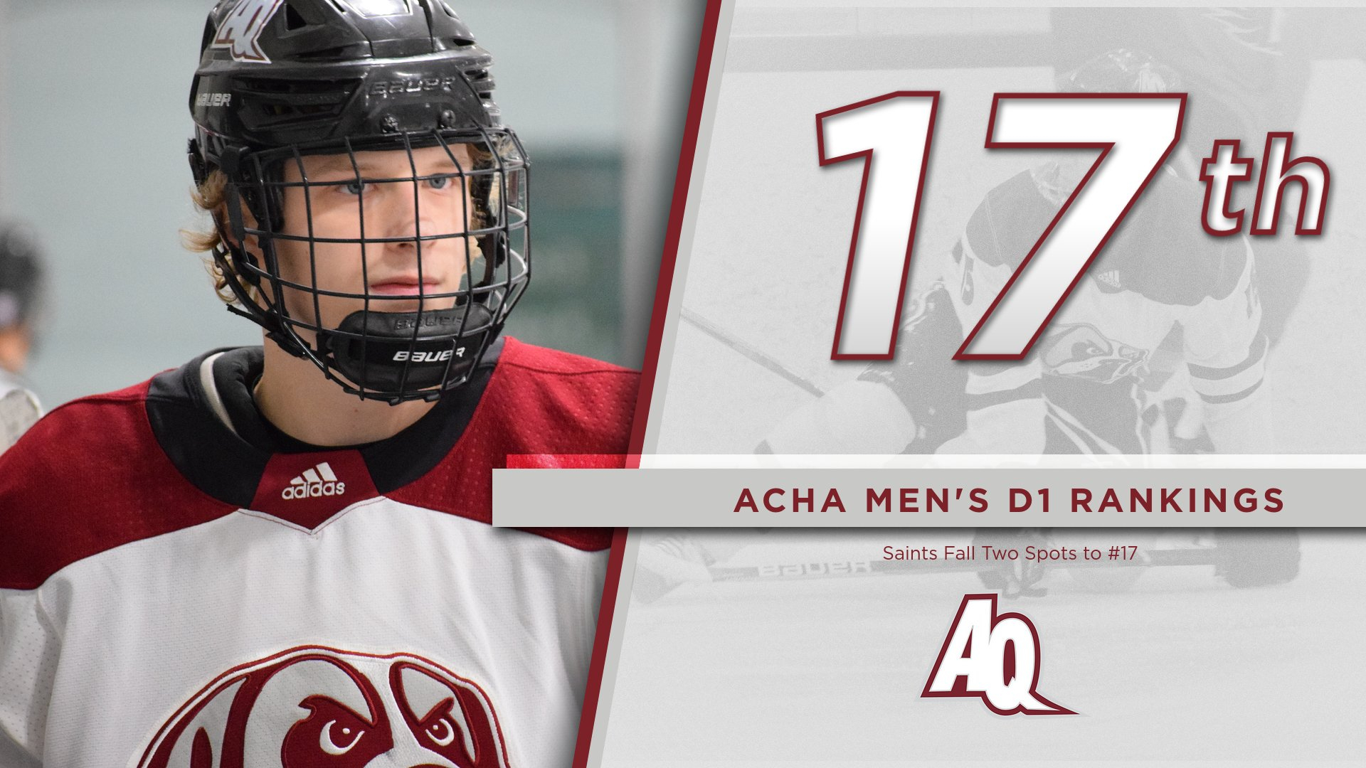 AQ Moves to 17 in ACHA Men's D1 Rankings Aquinas College