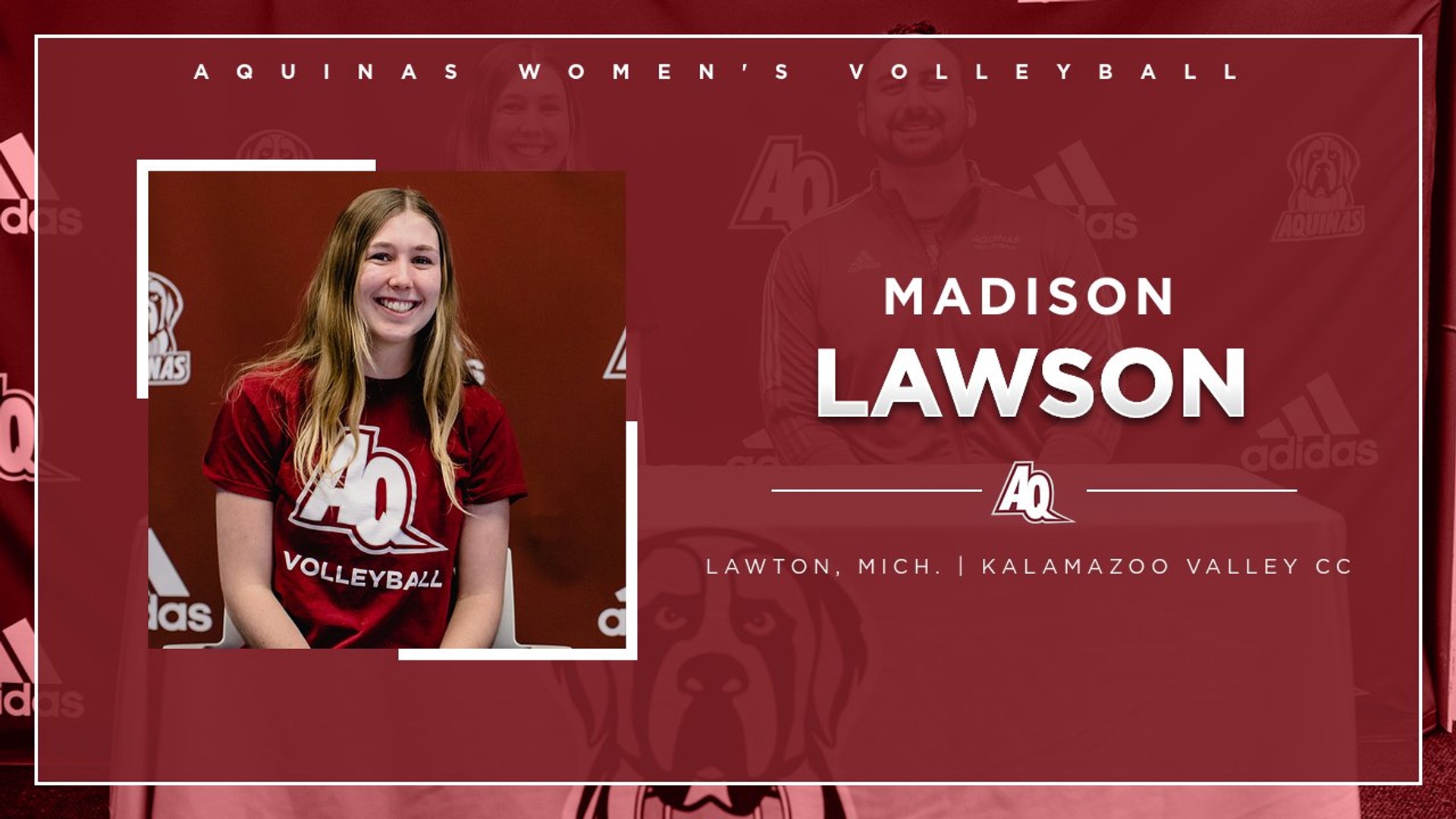 Madison Lawson Set to Transfer to Women's Volleyball Team Aquinas College
