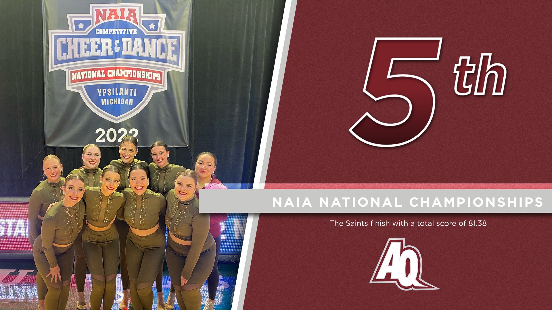 Aquinas Dance Finishes Fifth at NAIA National Championships Aquinas