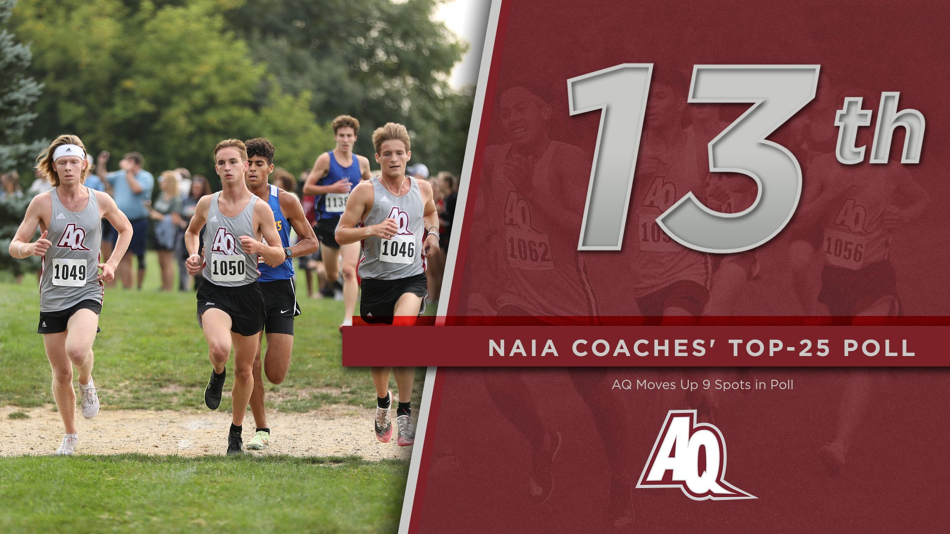 Men's Cross Country Vaults to 13th in NAIA Coaches Top25 Poll
