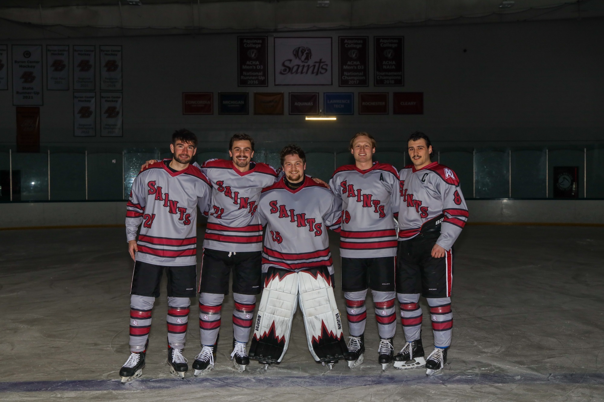 Cleary Tops Men's Hockey 41 on Senior Day Aquinas College