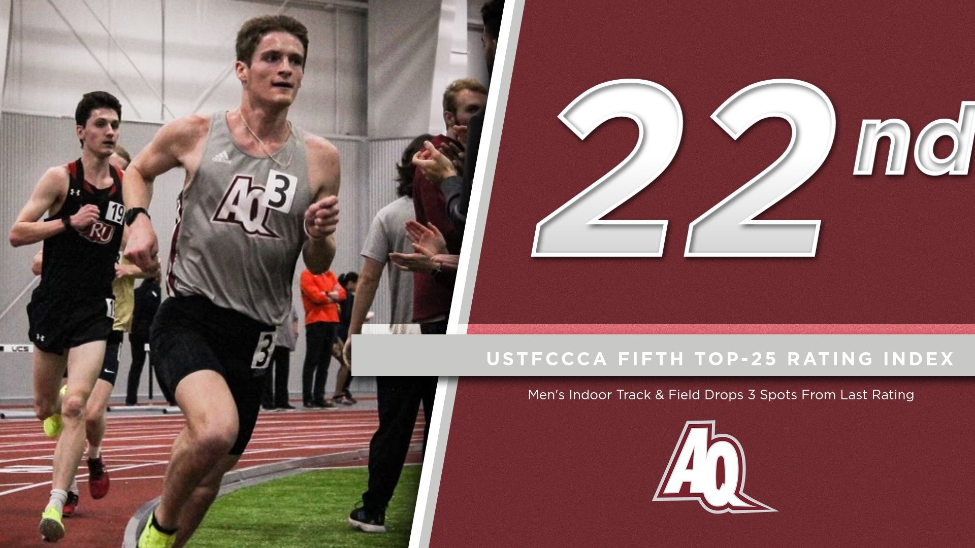 Men's Track and Field Ranks 22nd in Fifth USTFCCCA Rating Index