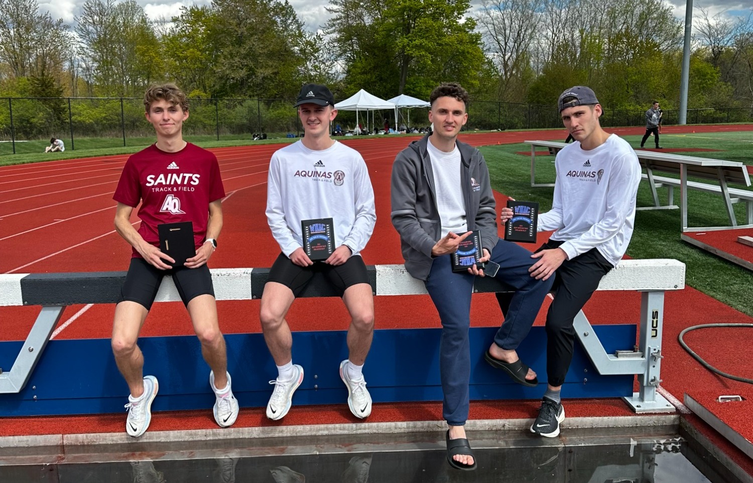 Men's Track and Field Captures Two Conference Titles on Day 1 of WHAC