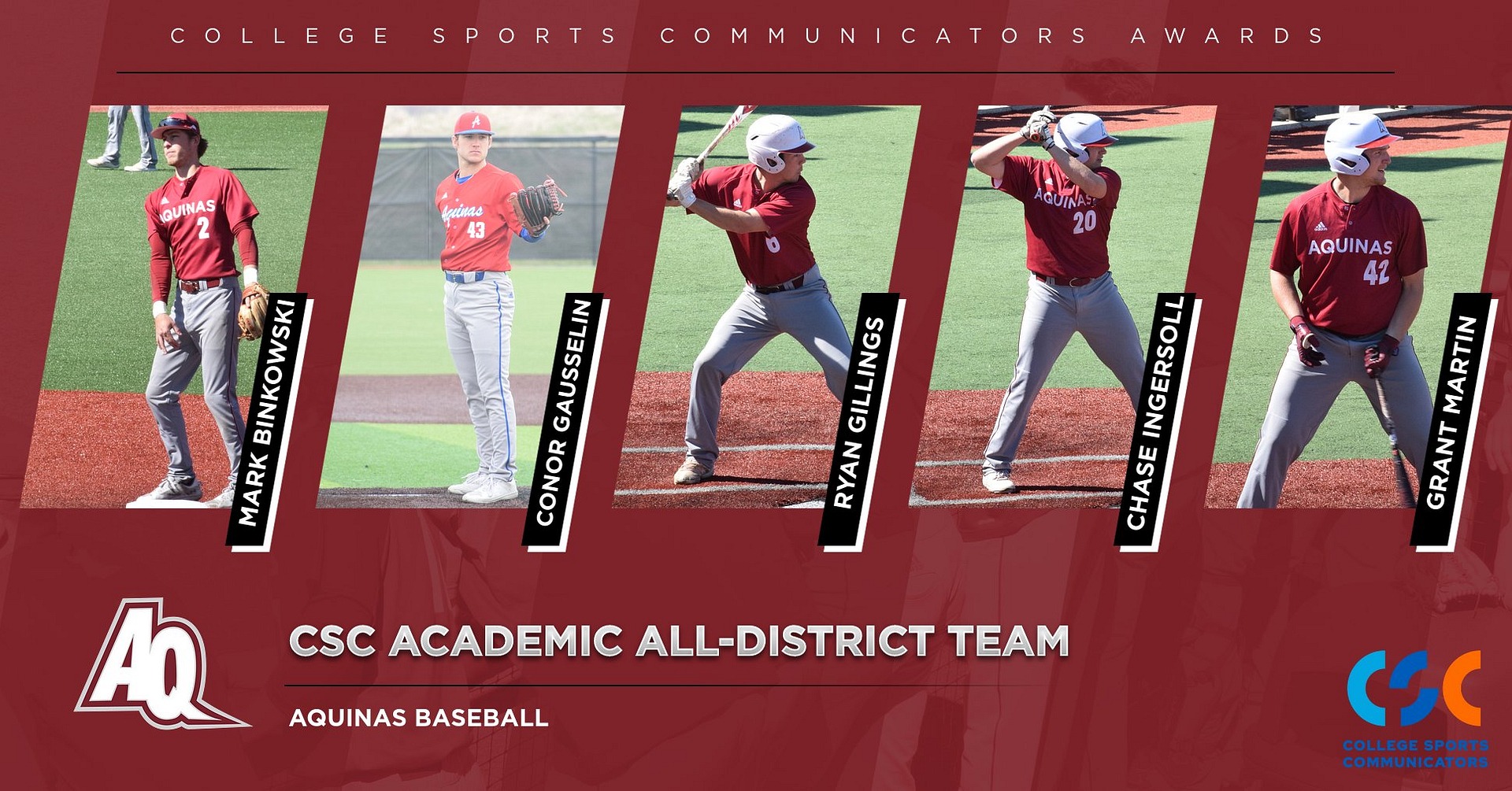CSC Baseball All-District 06/05/24