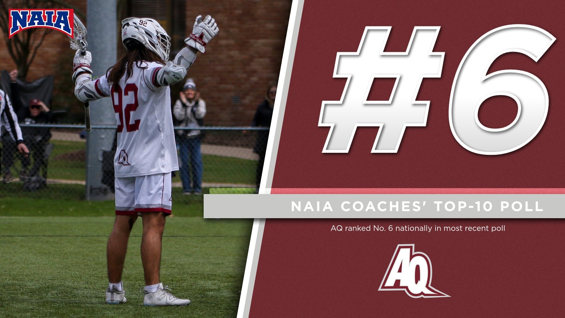 MLAX Ranked 6th 4.9.25