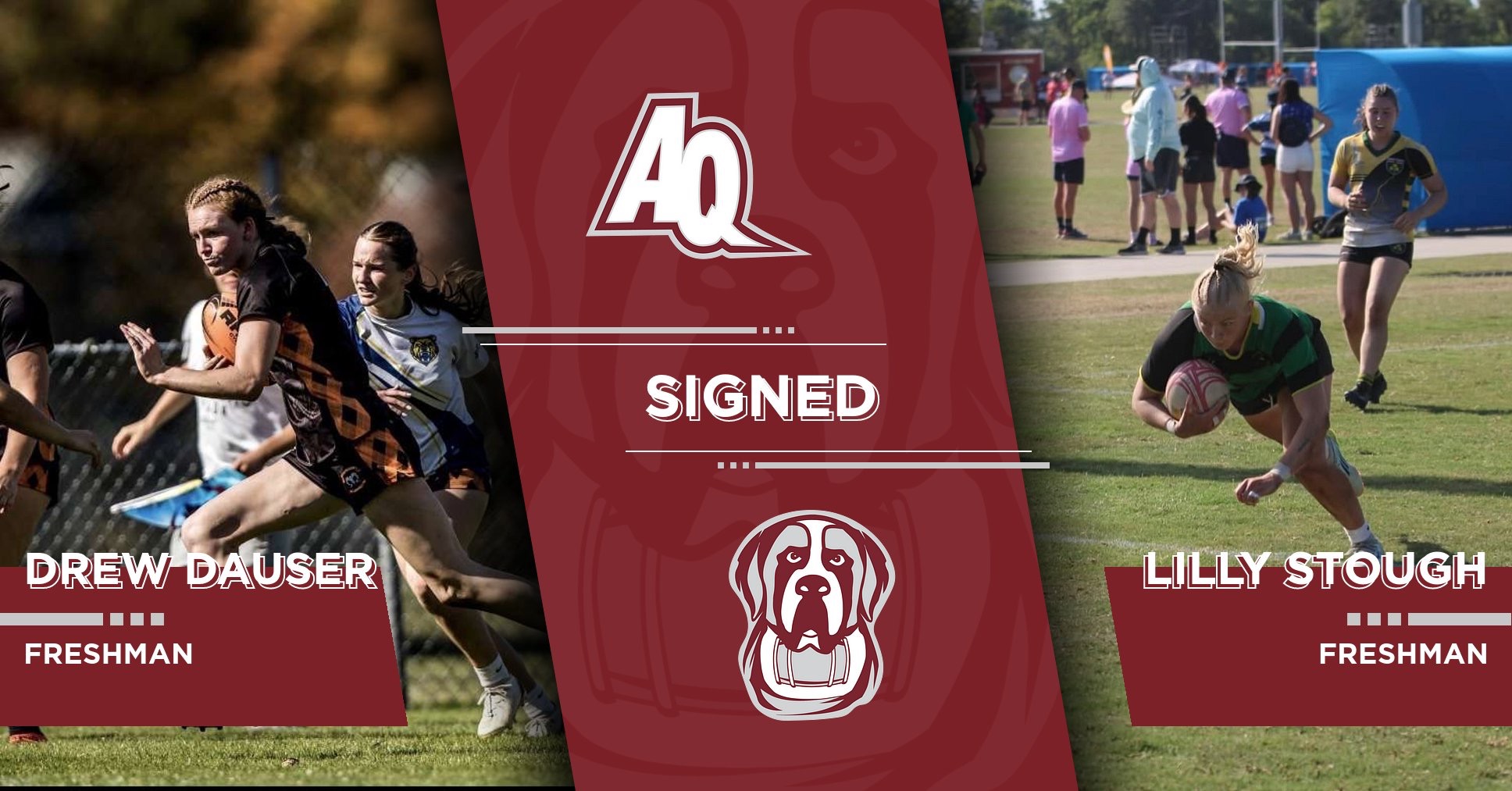 Lilly Stough and Drew Dauser signing 