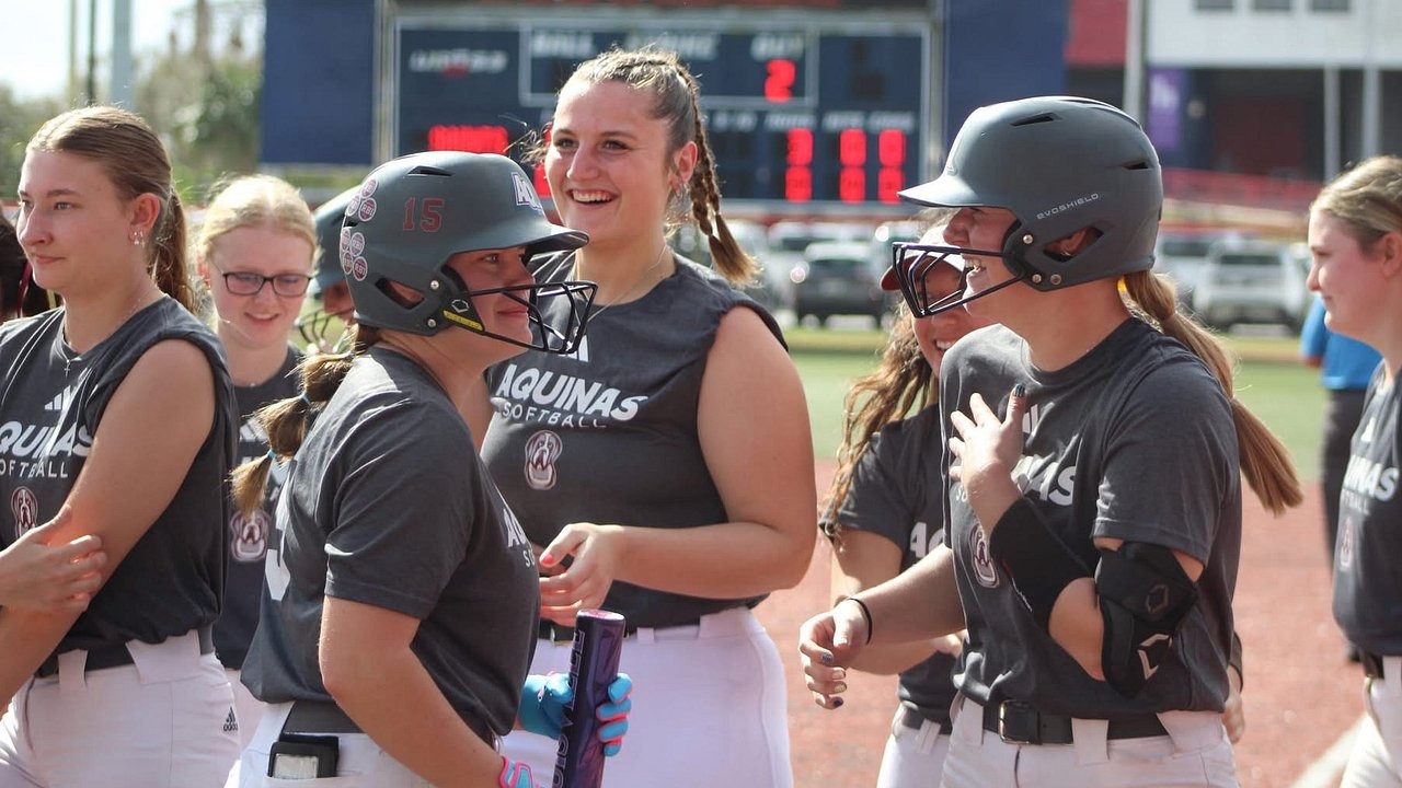 AQ Softball splits doubleheader