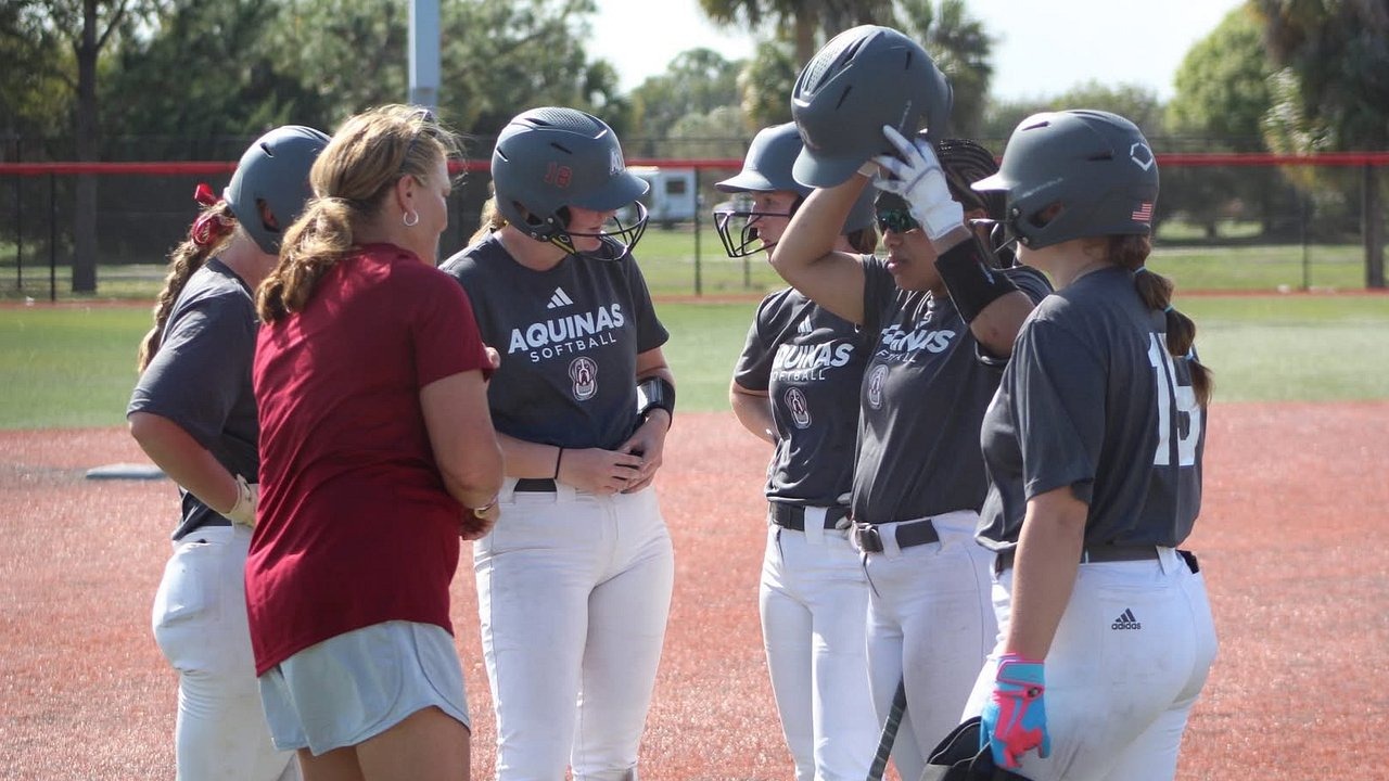 Saints Softball Sweeps on Wednesday in the Sun