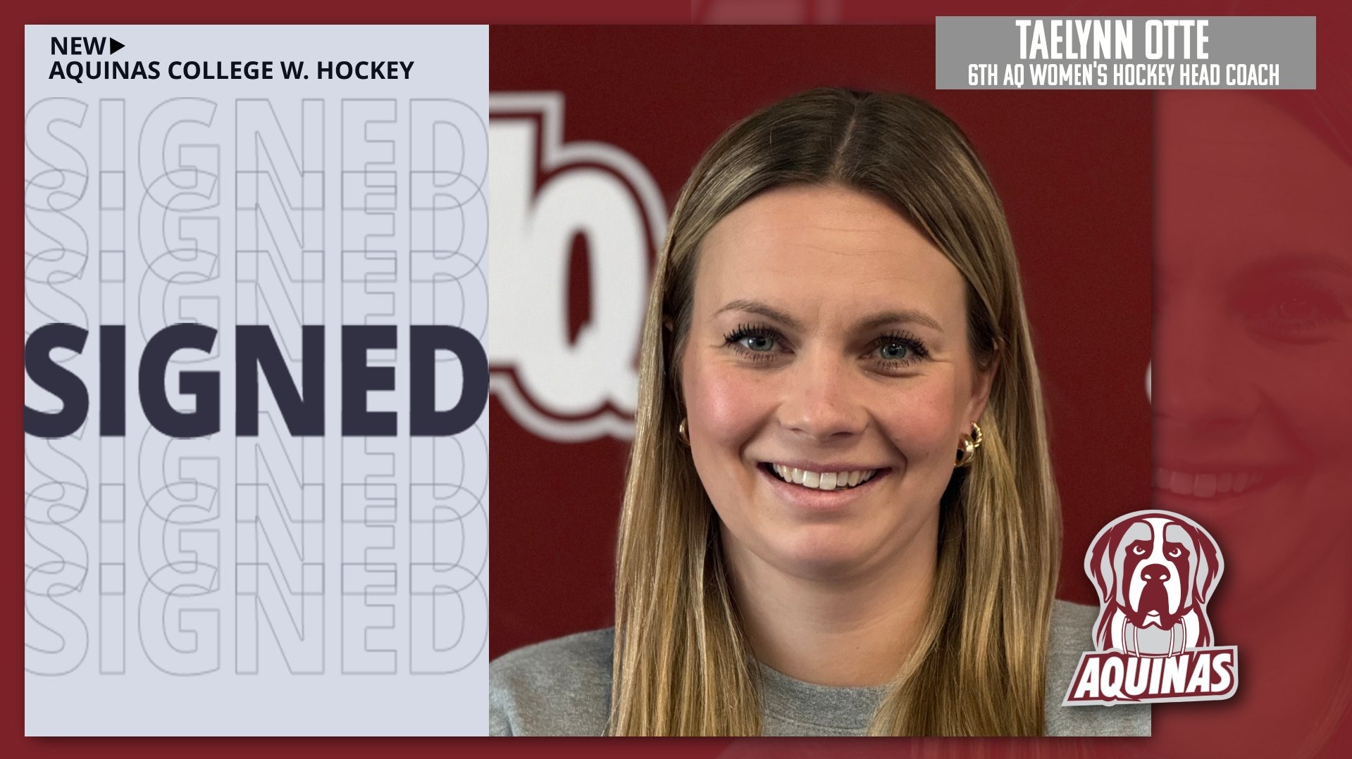 AQ W Hockey Hires new Head Coach - Otte
